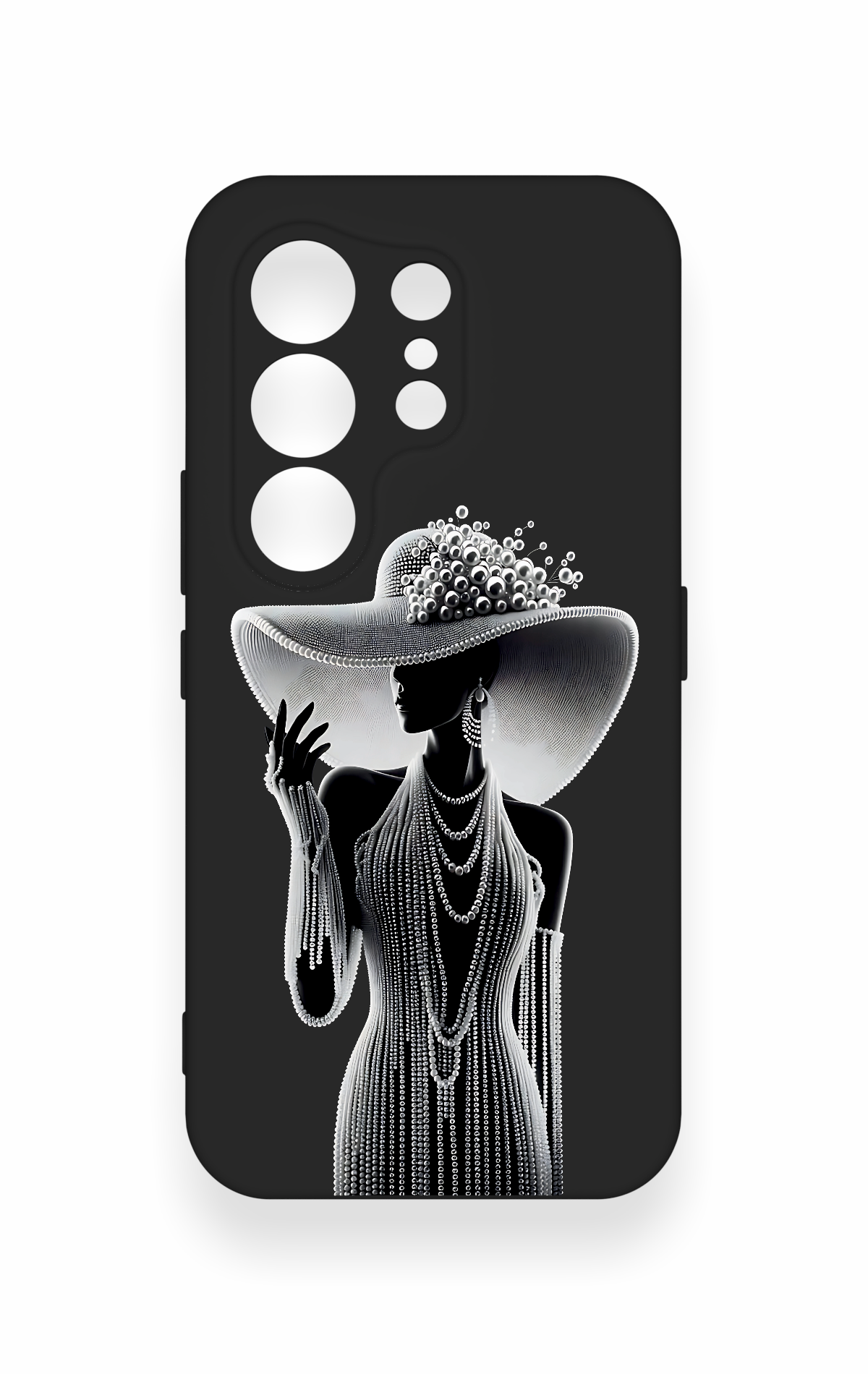 Tecno Camon 50 4G Uyumlu Lady Desenli Silikon Kılıf