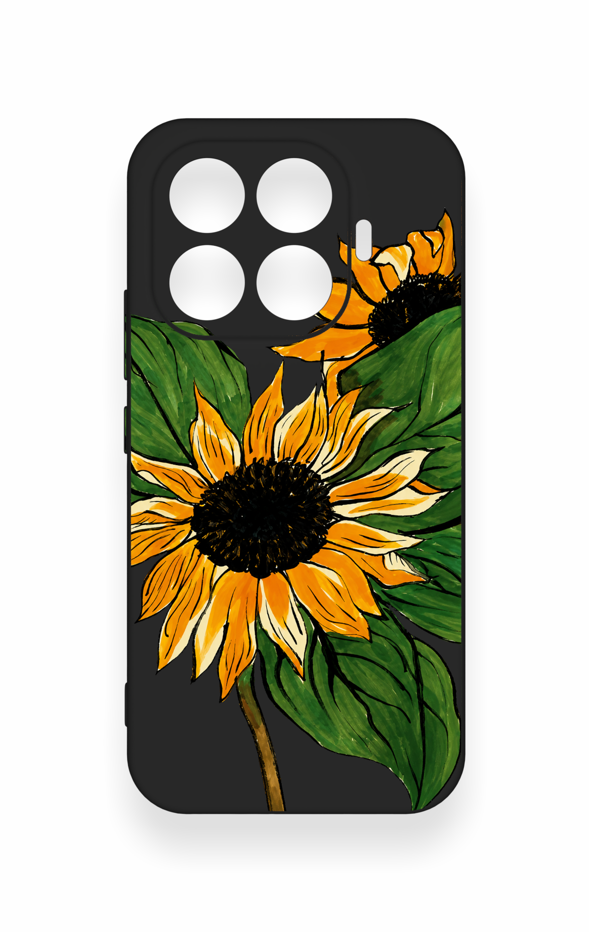 Xiaomi Mi 17T 5G Uyumlu Ay Çiçeği Desenli Silikon Kılıf