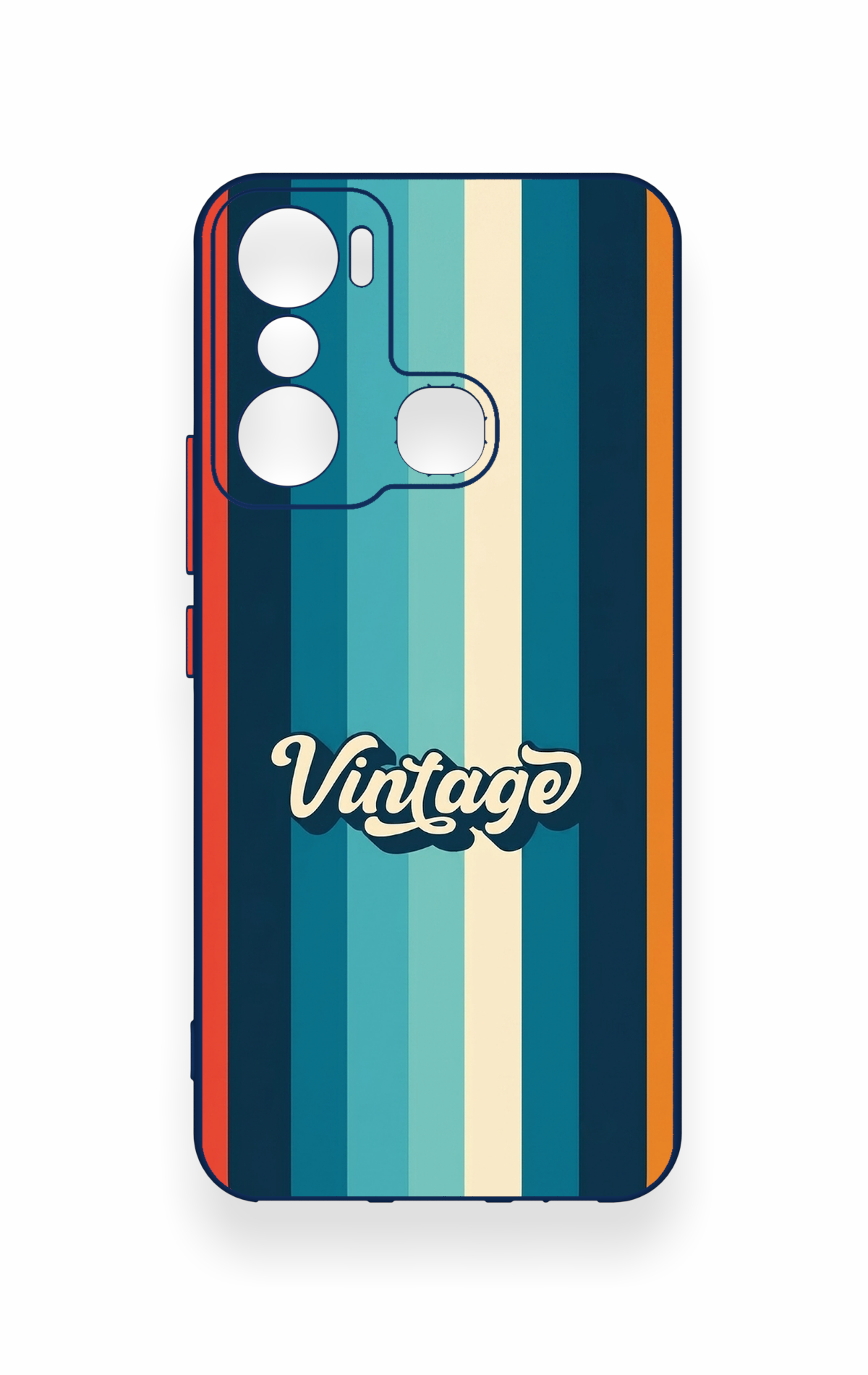 İnfinix Hot 20i Uyumlu Vintage Desenli Silikon Kılıf