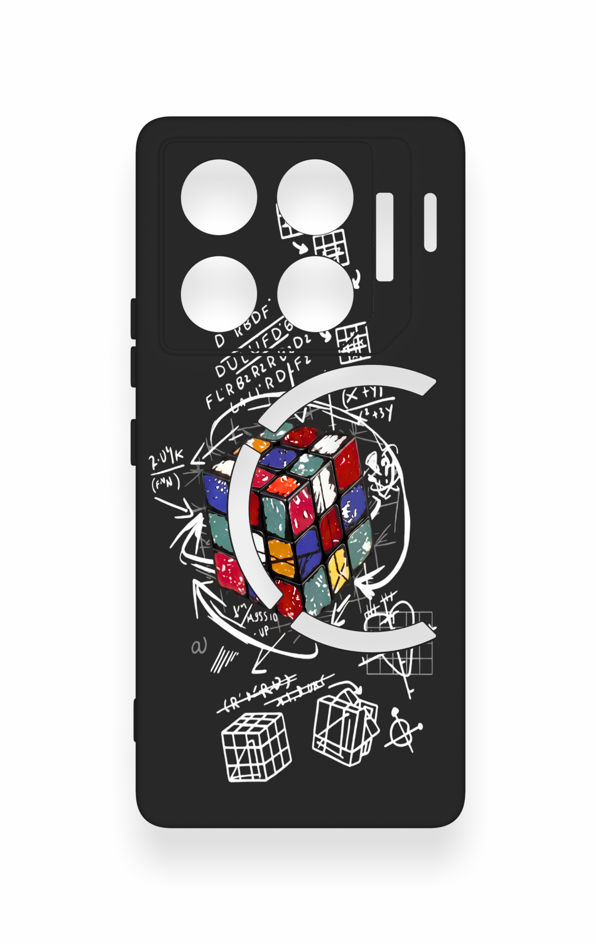 İnfinix Gt 20 Pro Uyumlu Rubik Küb Desenli Silikon Kılıf