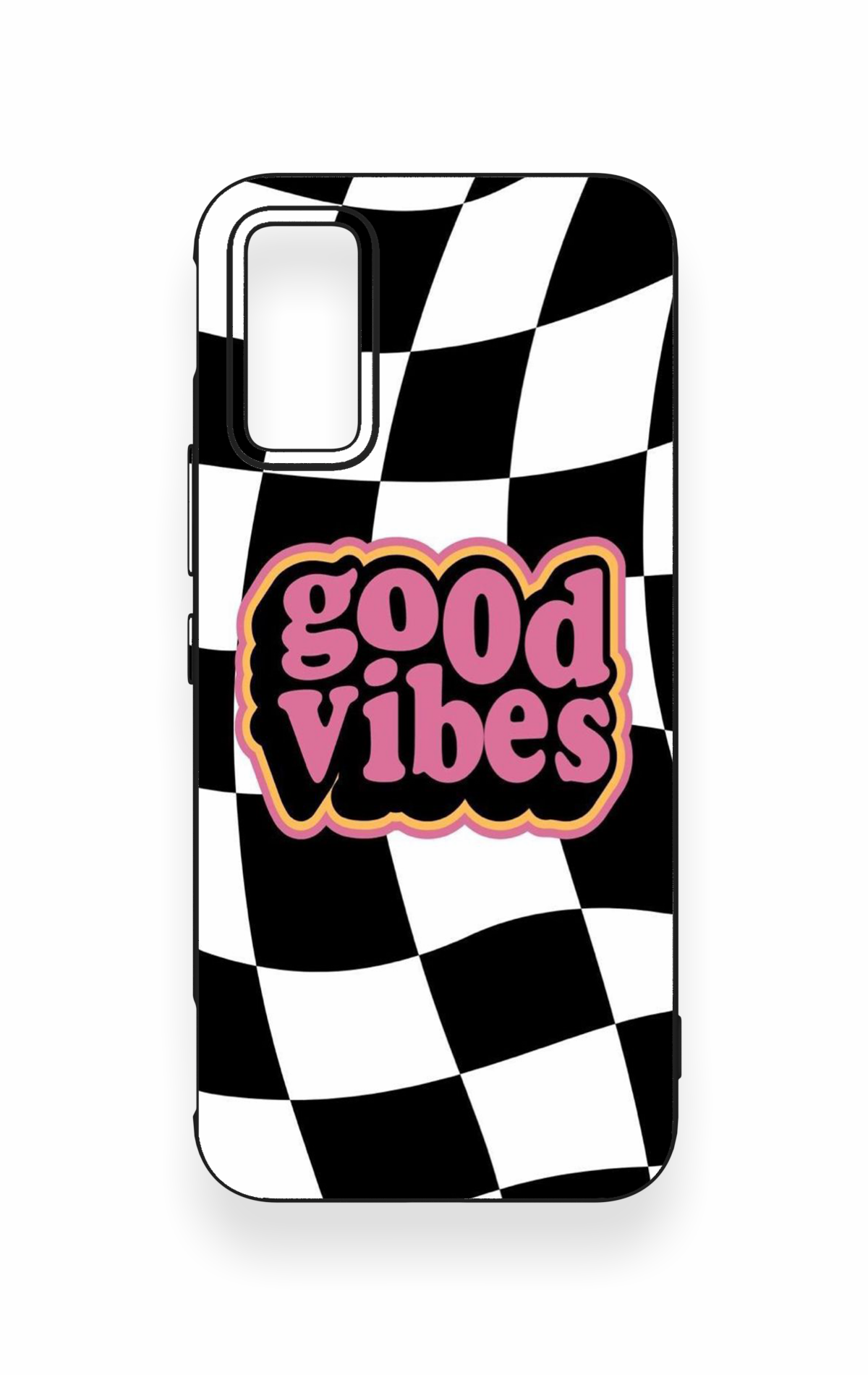 İnfinix Gt 30 Pro Uyumlu Black Good Vibes Desenli Silikon Kılıf