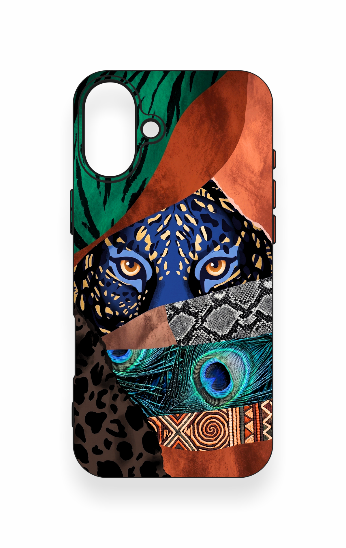 iPhone 16 Plus Uyumlu Amazon Kaplan Desenli Silikon Kılıf