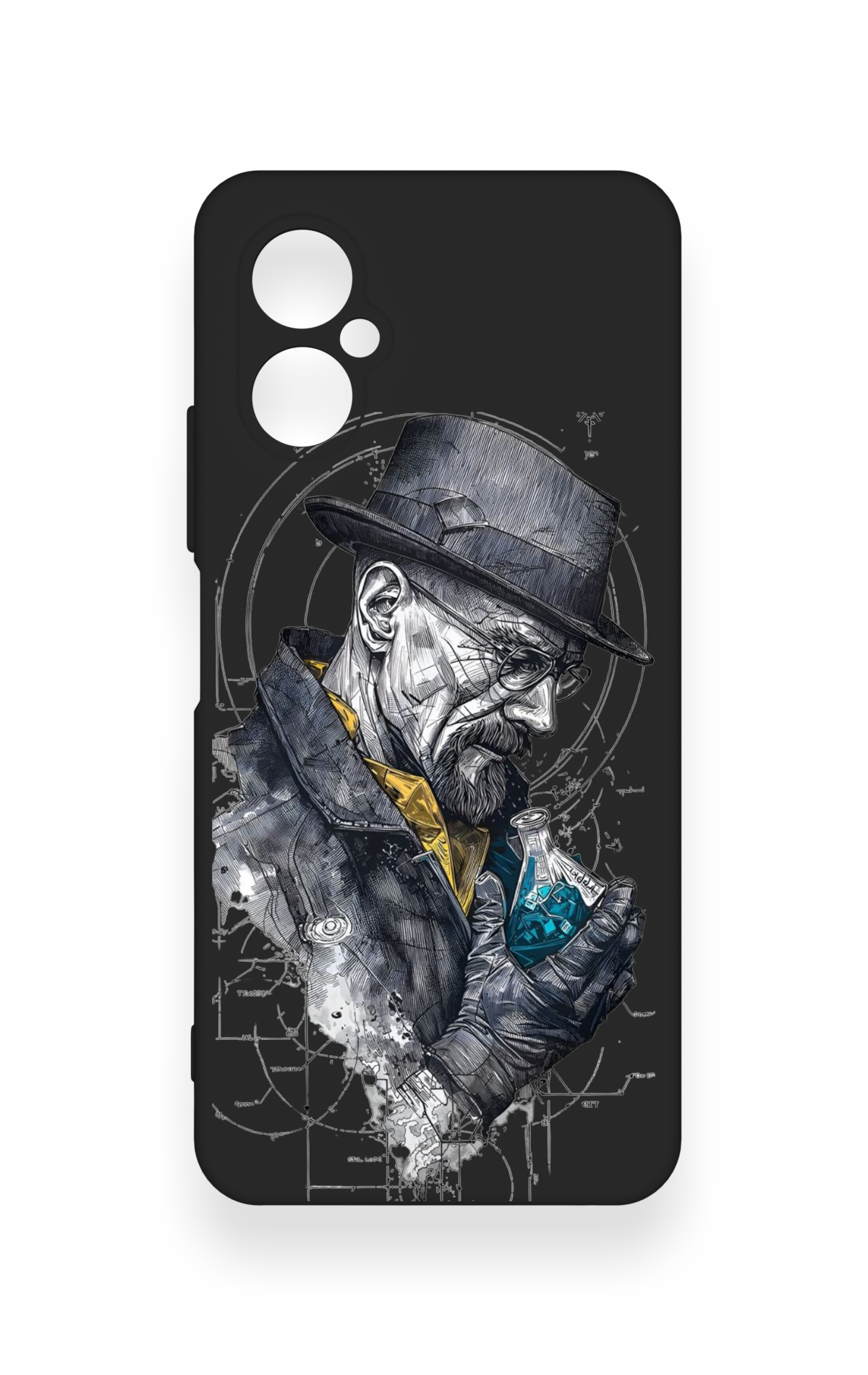 Omix X3 Uyumlu Walter White Desenli Silikon Kılıf