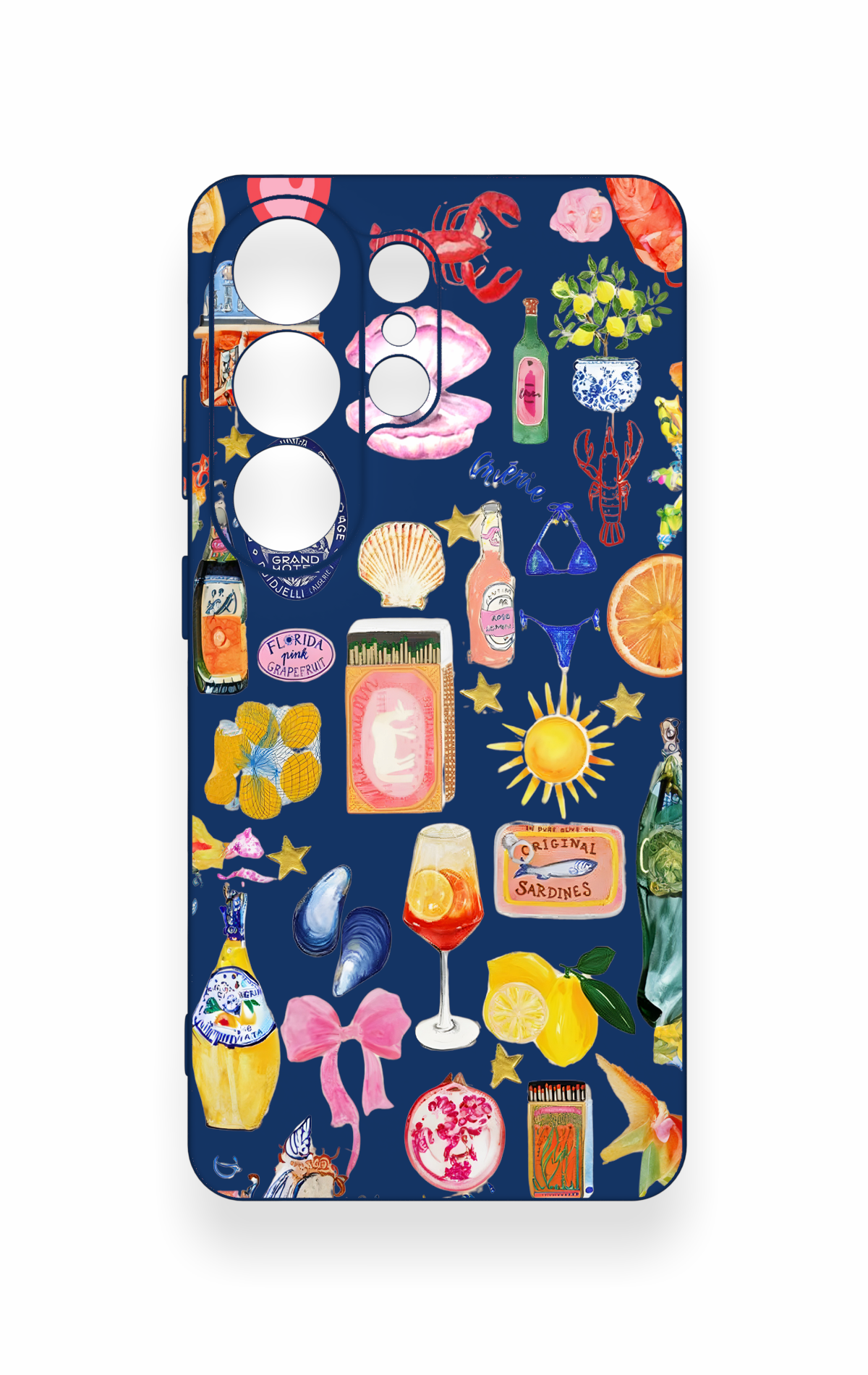 Samsung S26 Ultra Uyumlu Summer Desenli Silikon Kılıf