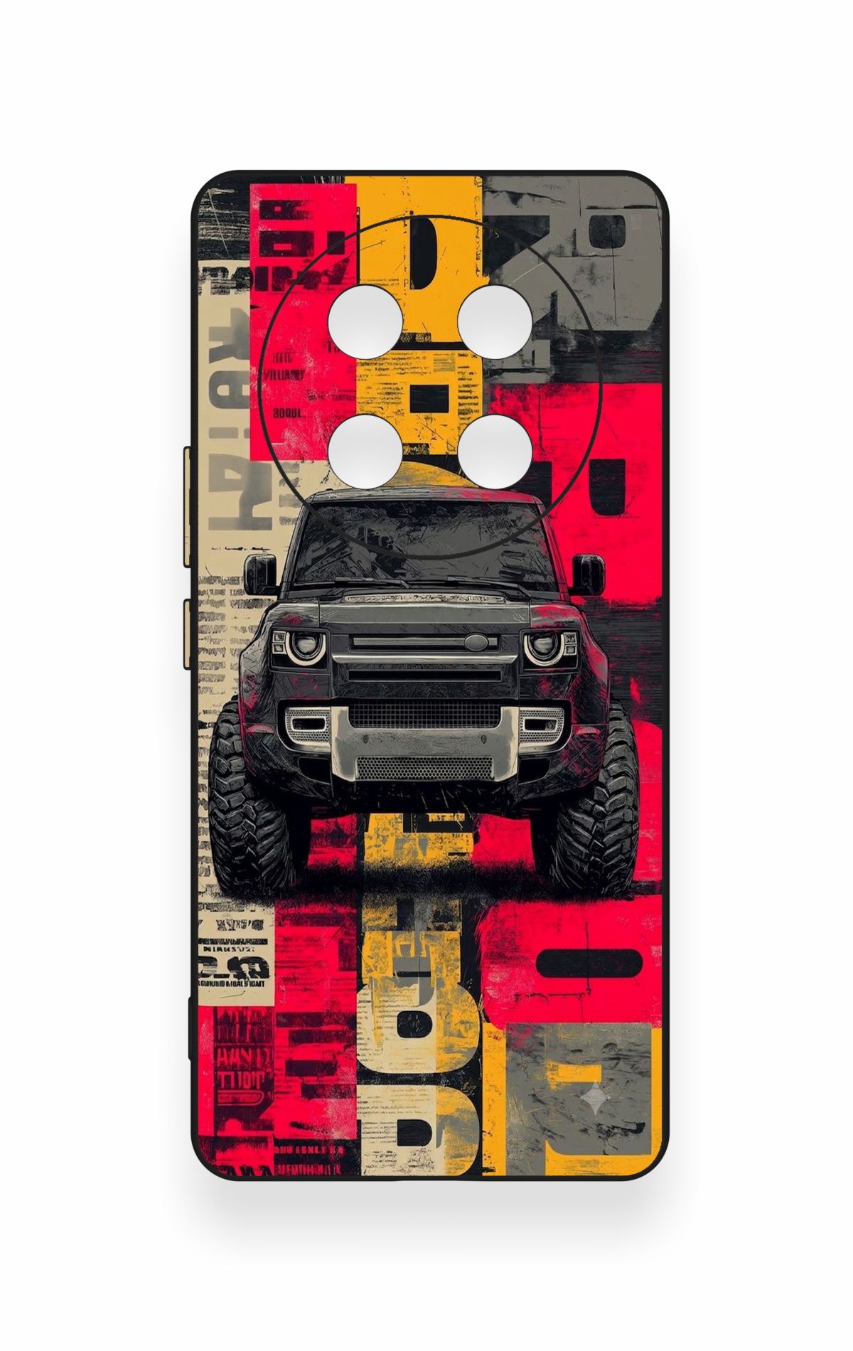 Honor Magic 7 Lite 5G Uyumlu Defender Truck Desenli Silikon Kılıf