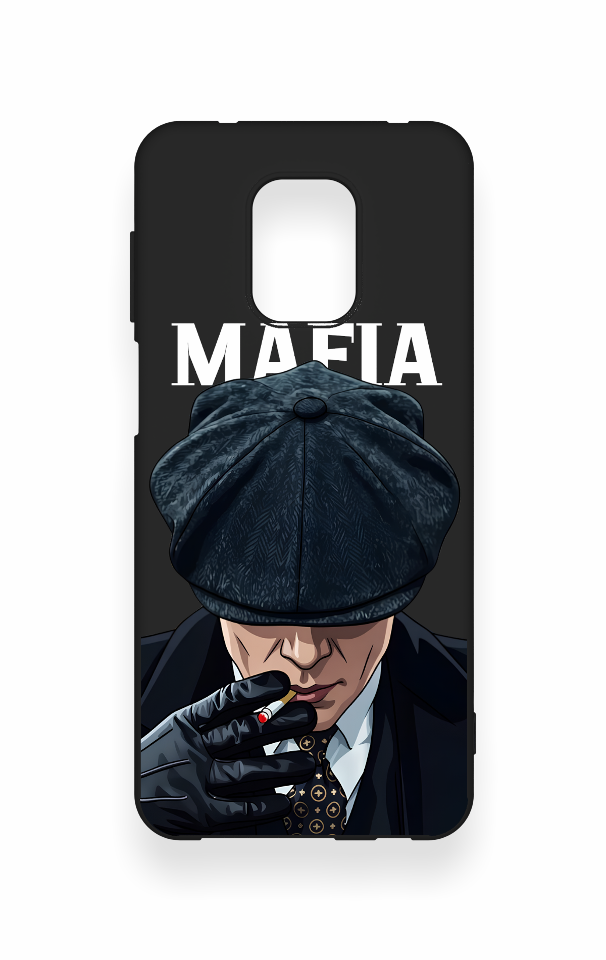 Redmi Note 9 Pro 9S Uyumlu MAFIA Desenli Silikon Kılıf