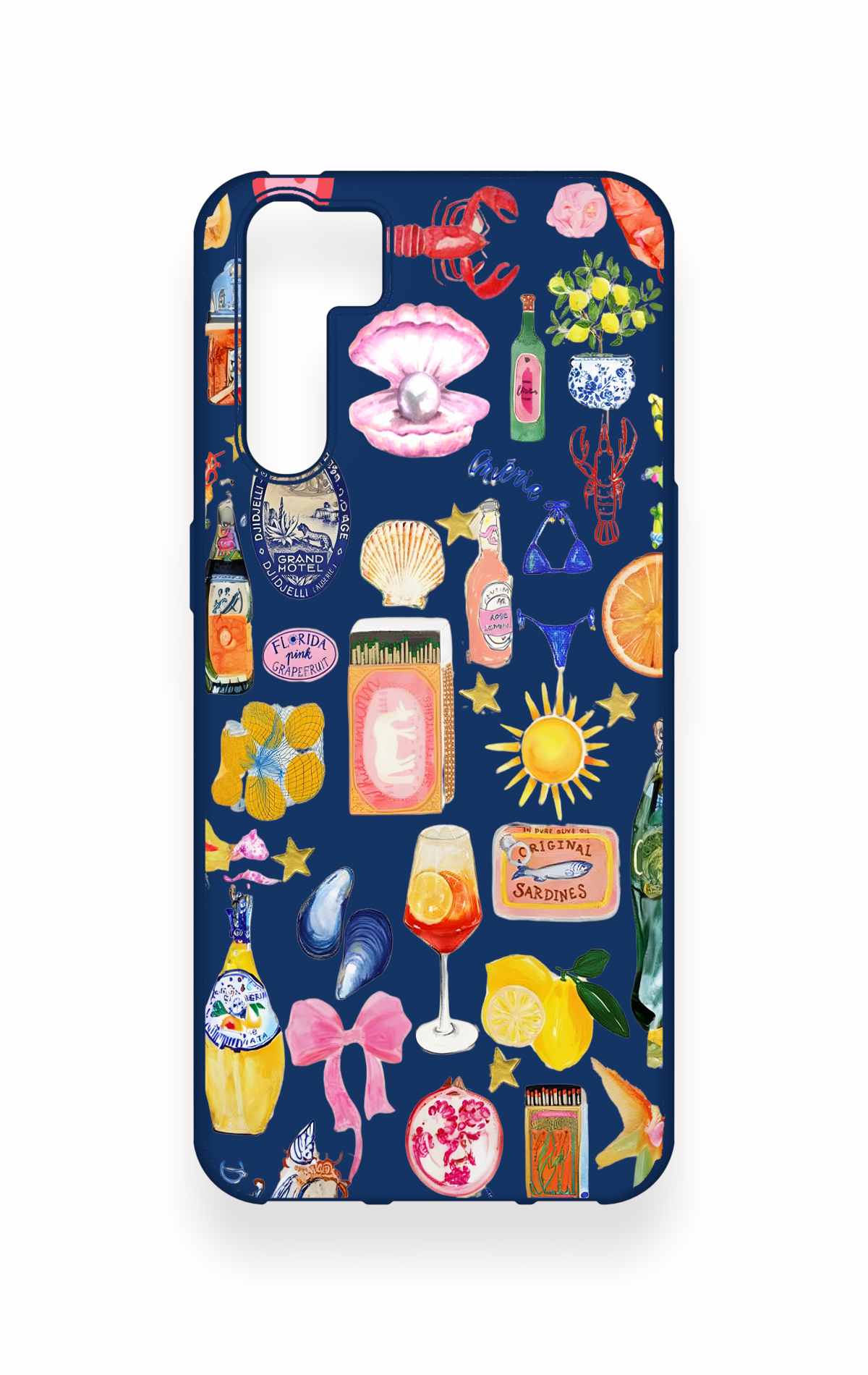 Oppo A91 Uyumlu Summer Desenli Silikon Kılıf