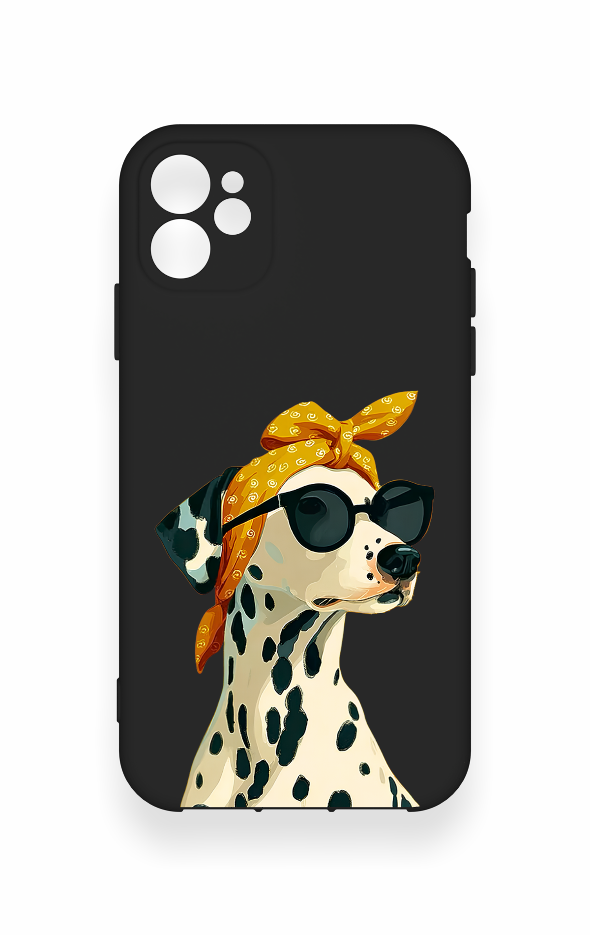 iPhone 11 Uyumlu Cool Dalmaçyalı Desenli Silikon Kılıf