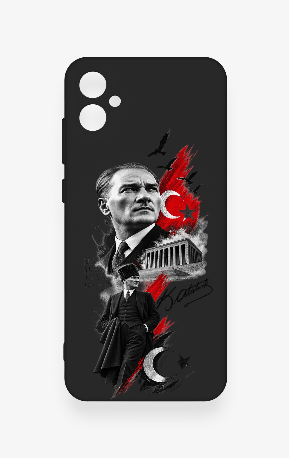 Samsung A05 Uyumlu Atatürk Anıtkabir Desenli Silikon Kılıf