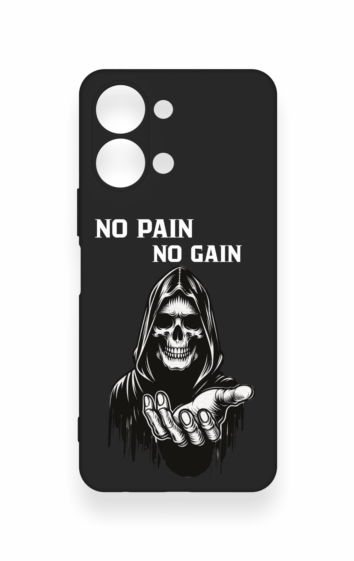 Vivo Y05 4G Uyumlu No Pain No Gain Desenli Silikon Kılıf