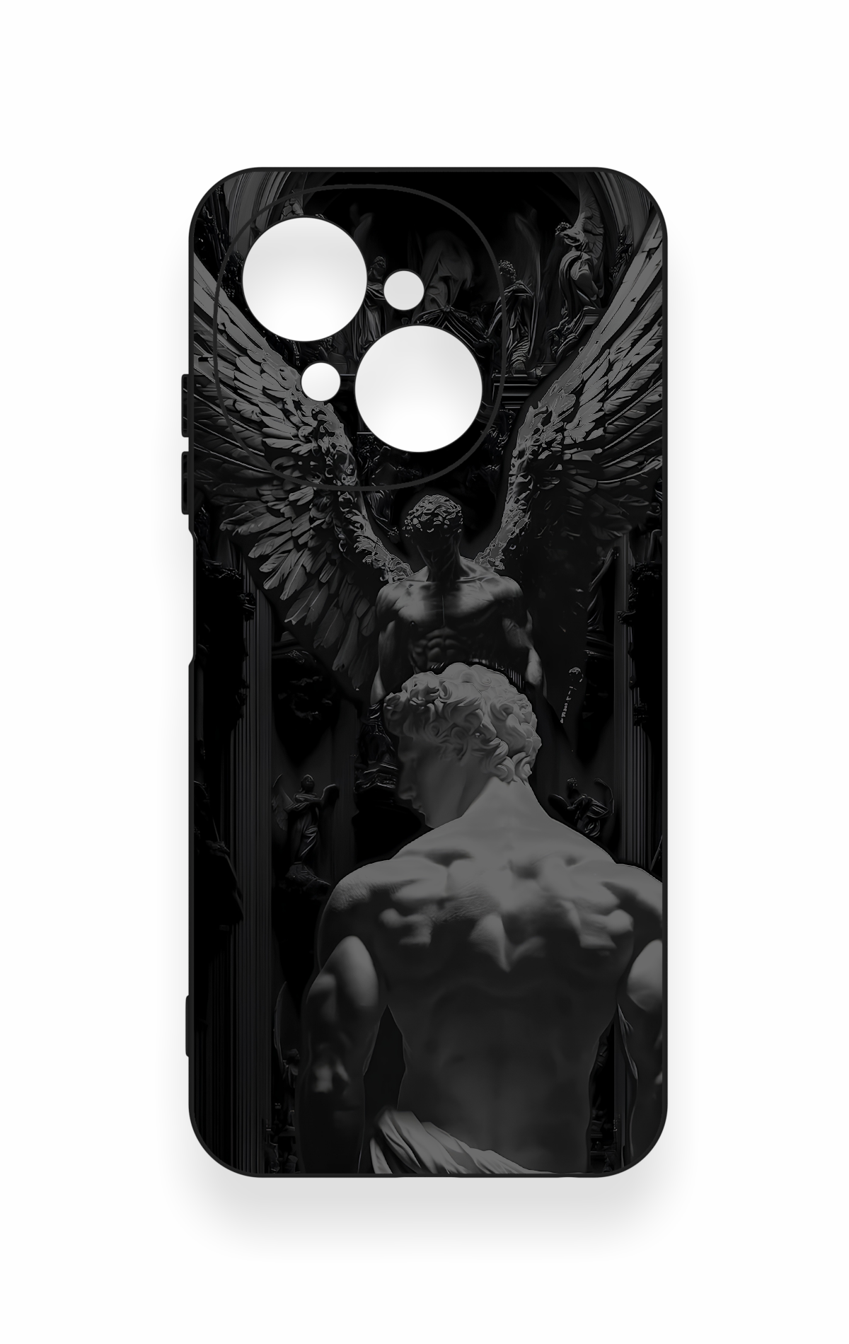 Tecno Spark Go1 Uyumlu Icarus Desenli Silikon Kılıf