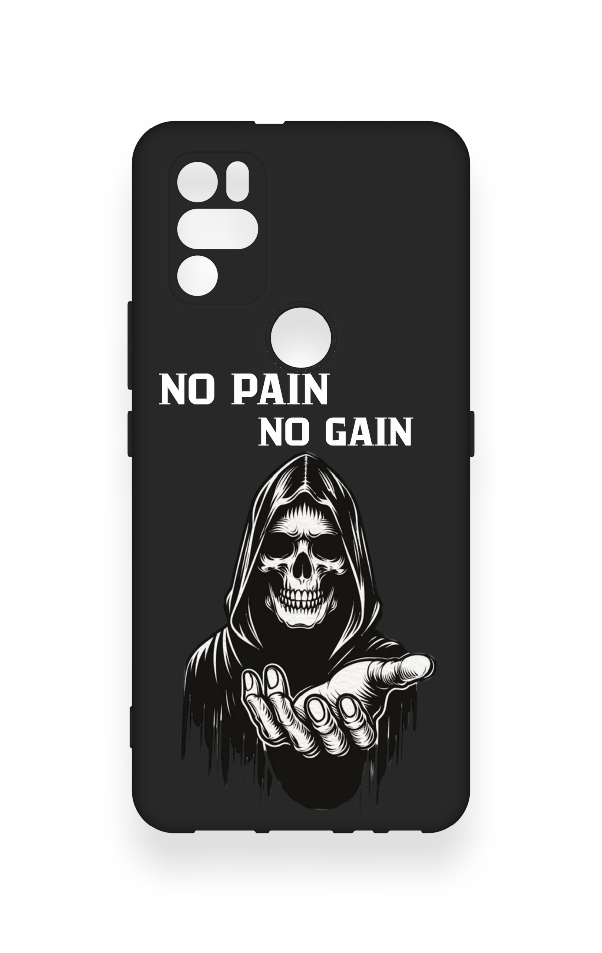 Omix X300 Uyumlu No Pain No Gain Desenli Silikon Kılıf