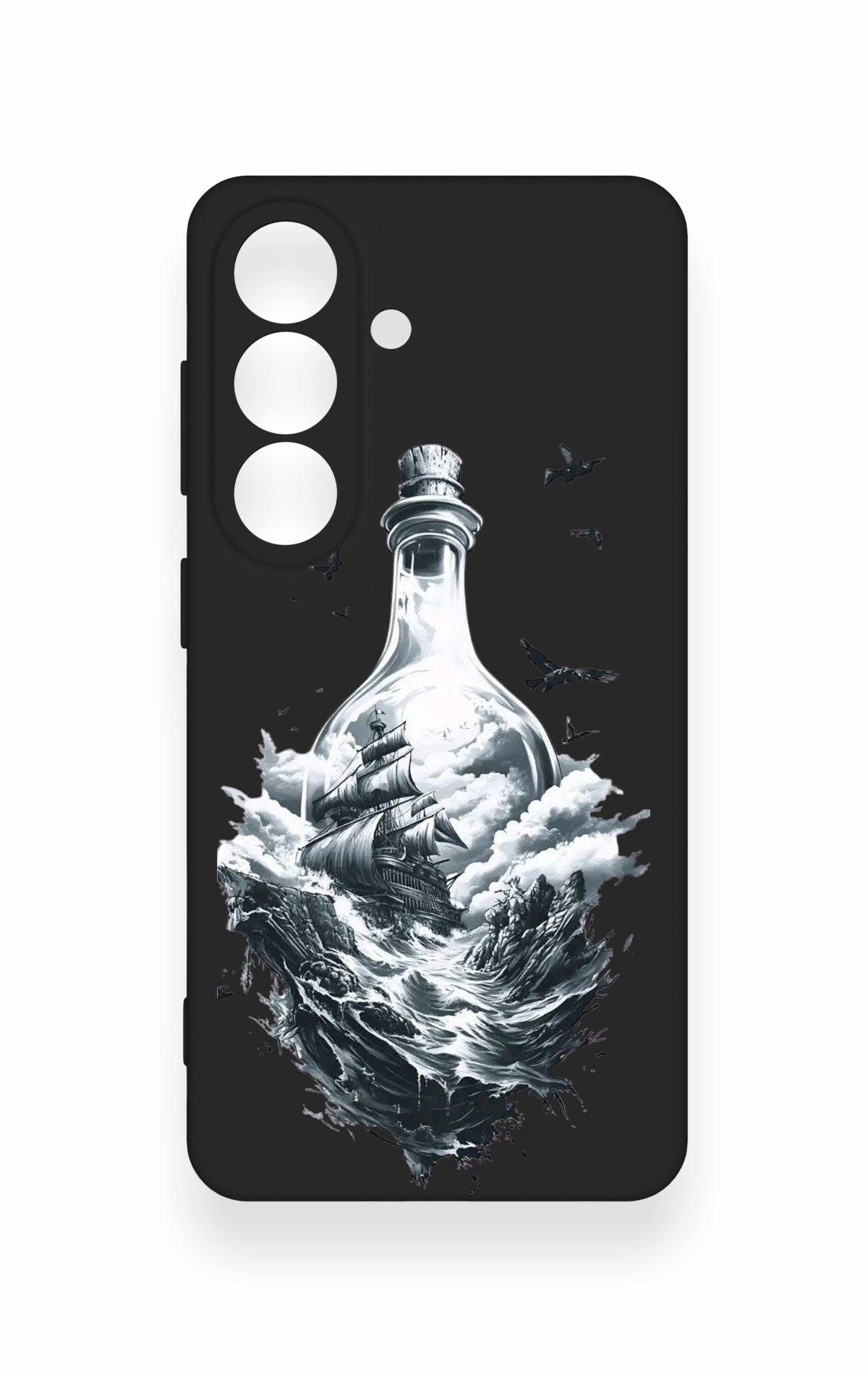 Samsung S26 Uyumlu Secret Sea Desenli Silikon Kılıf