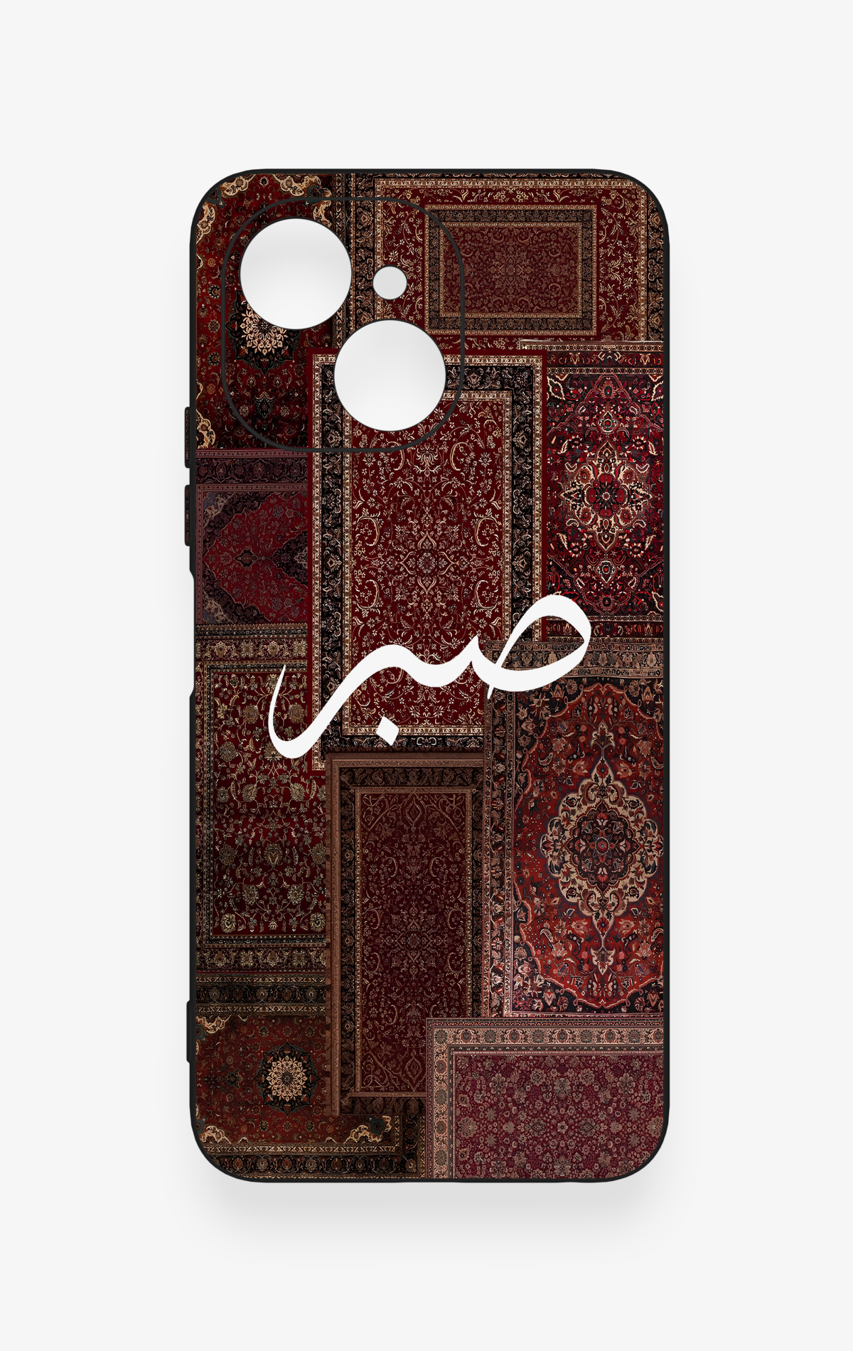 Tecno Spark 40C Uyumlu Sabır Etnik Halı Desen Desenli Silikon Kılıf
