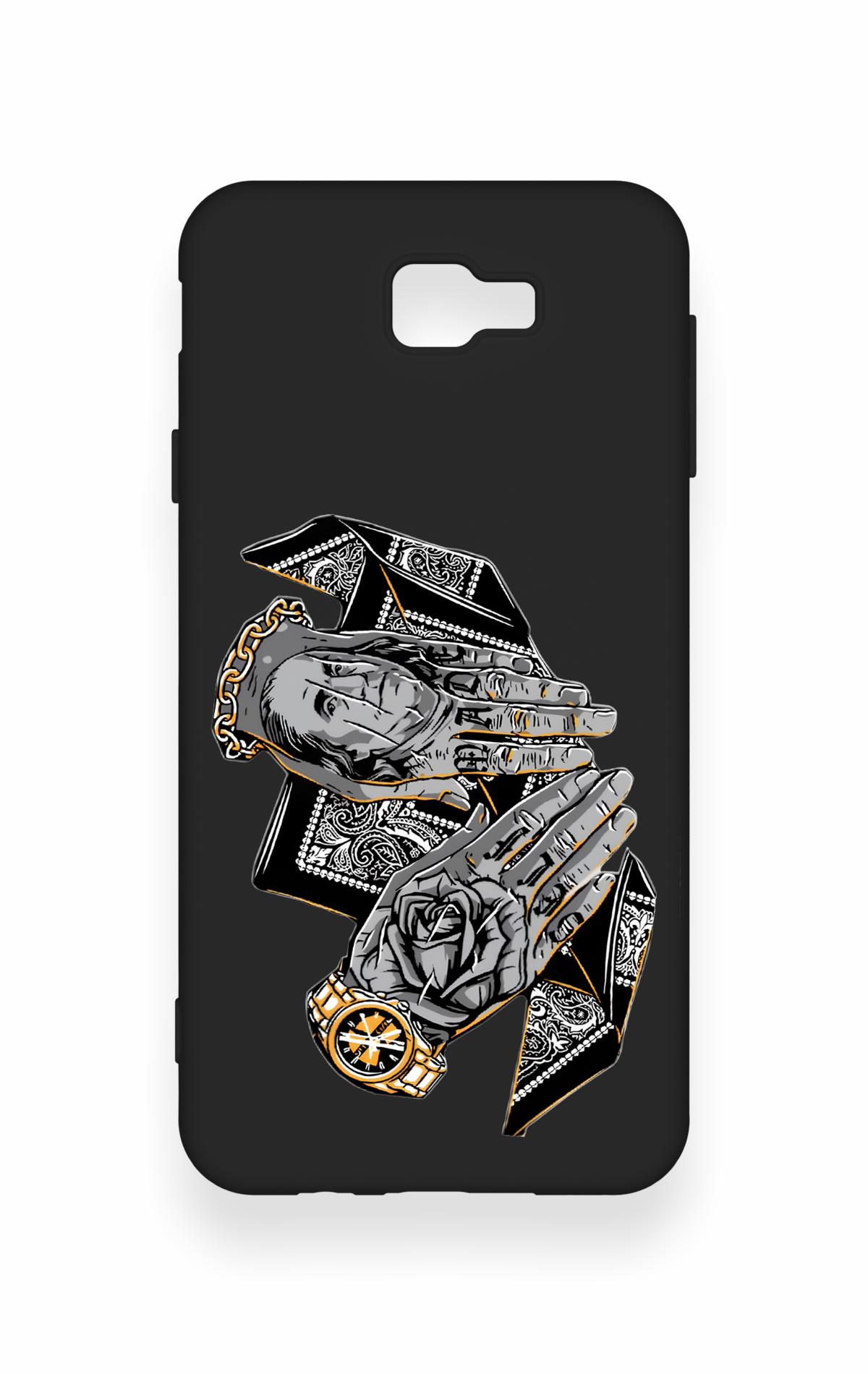 Samsung J7 Prime Uyumlu Self Made Desenli Silikon Kılıf