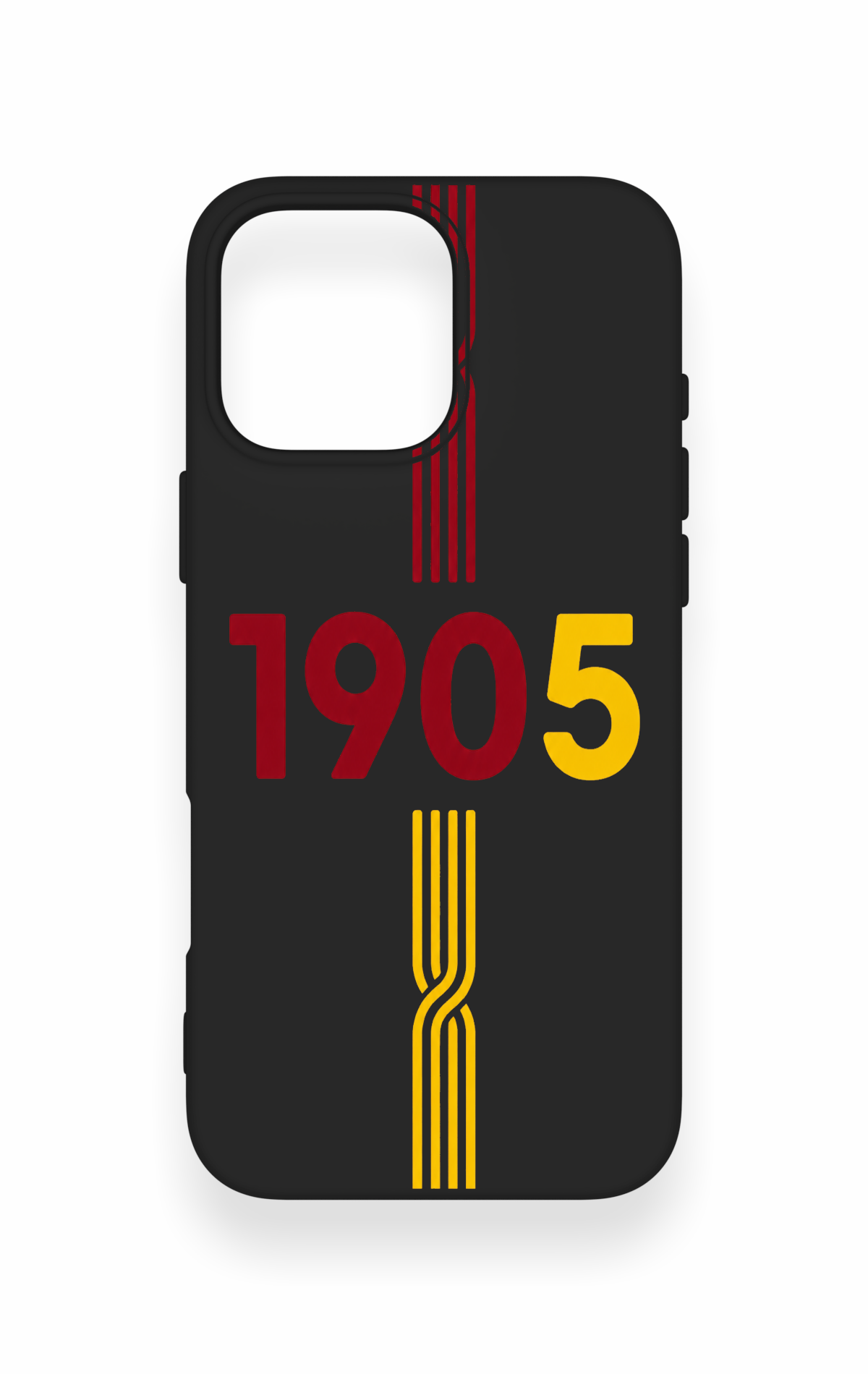 iPhone 16 Pro Max Uyumlu 1905 Kemer Desenli Silikon Kılıf