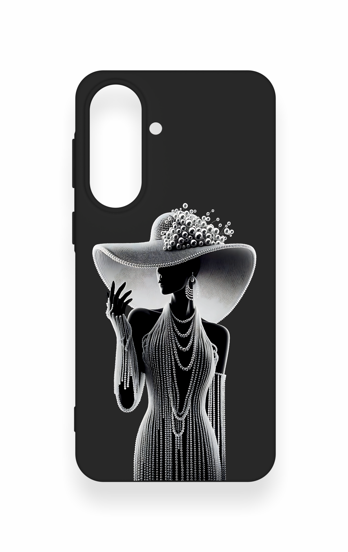 Samsung A37 Uyumlu Lady Desenli Silikon Kılıf