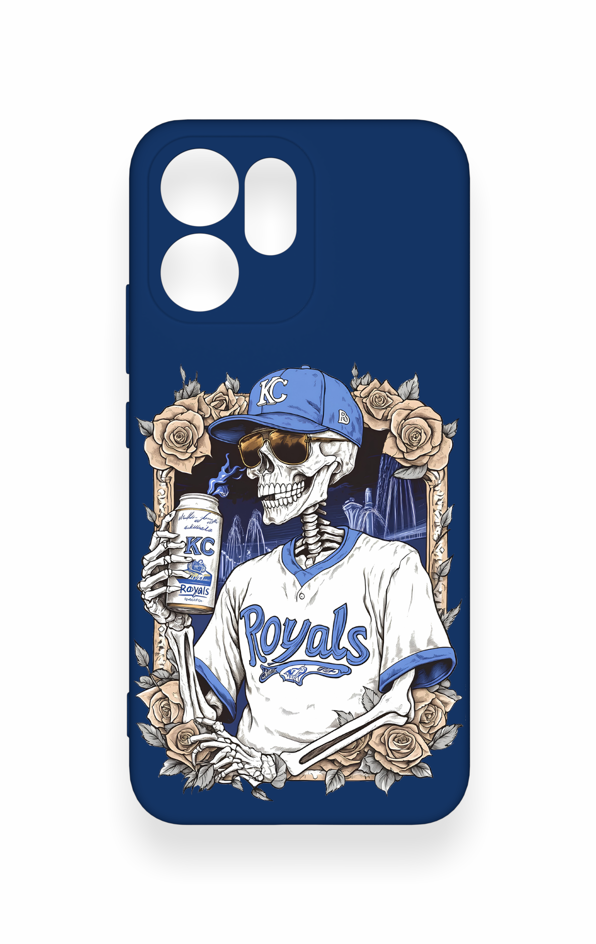 Oppo Reno 14F Uyumlu Royals Desenli Silikon Kılıf