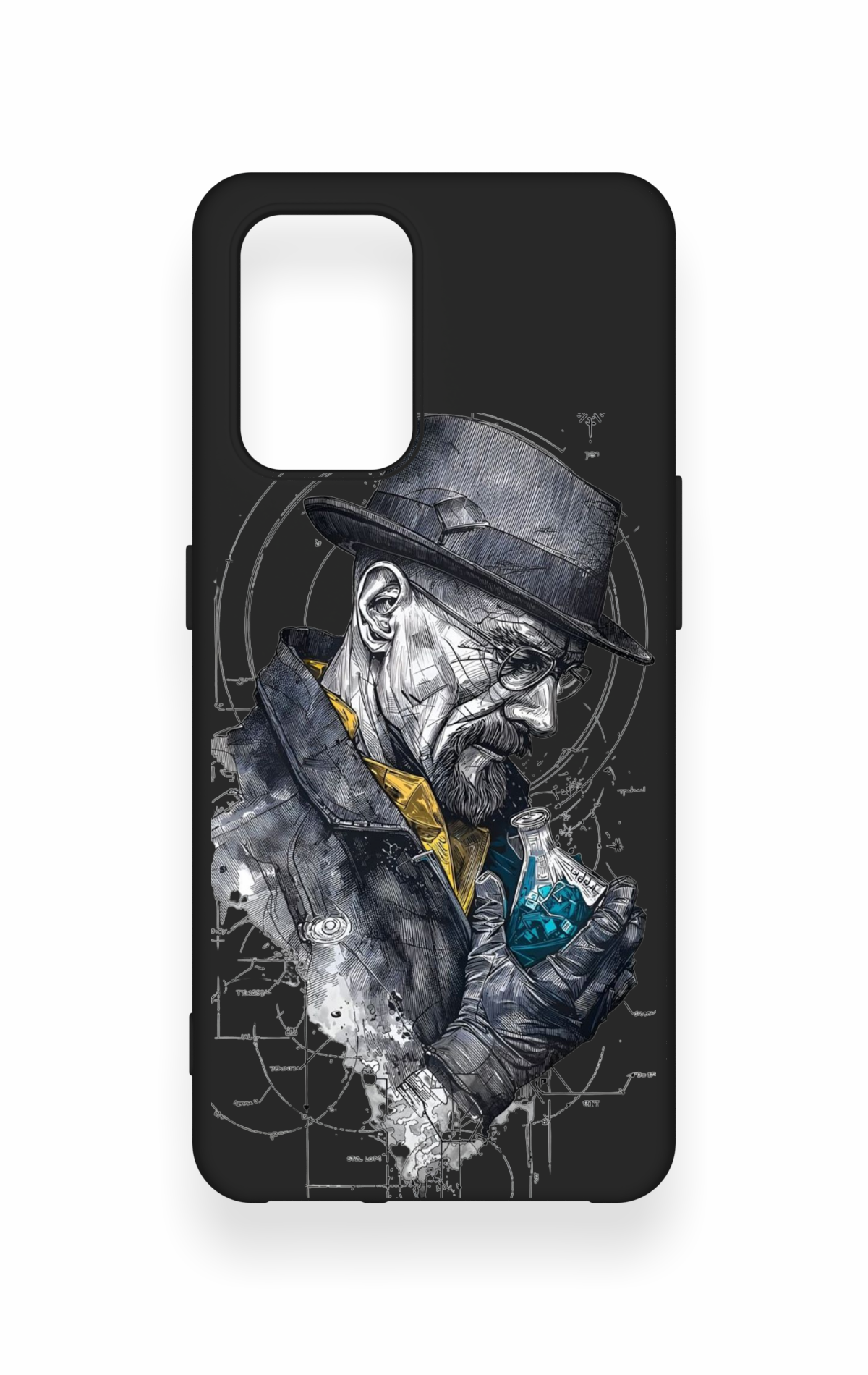 Oppo-A74 Uyumlu Walter White Desenli Silikon Kılıf