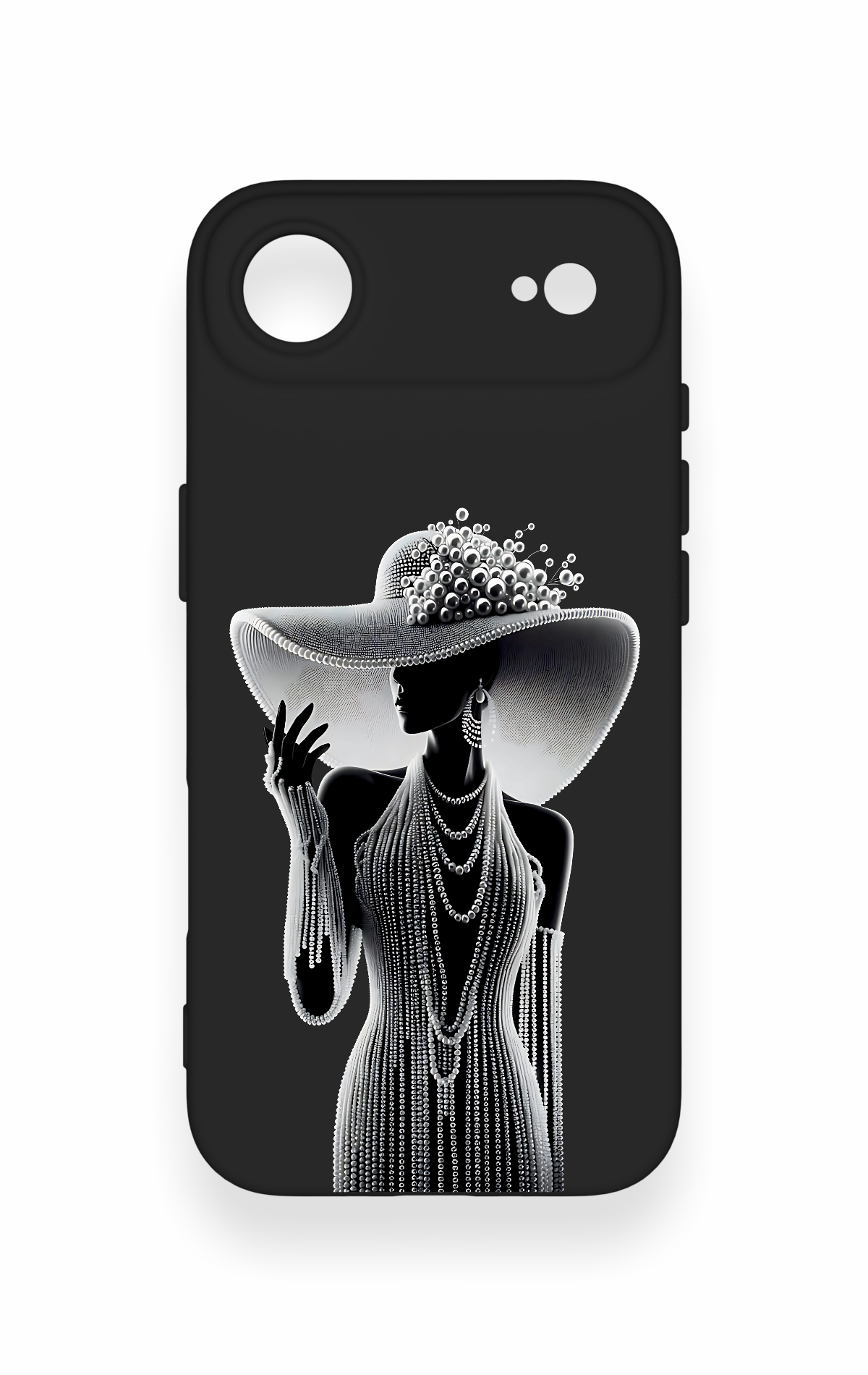iPhone 17 Air Uyumlu Lady Desenli Silikon Kılıf