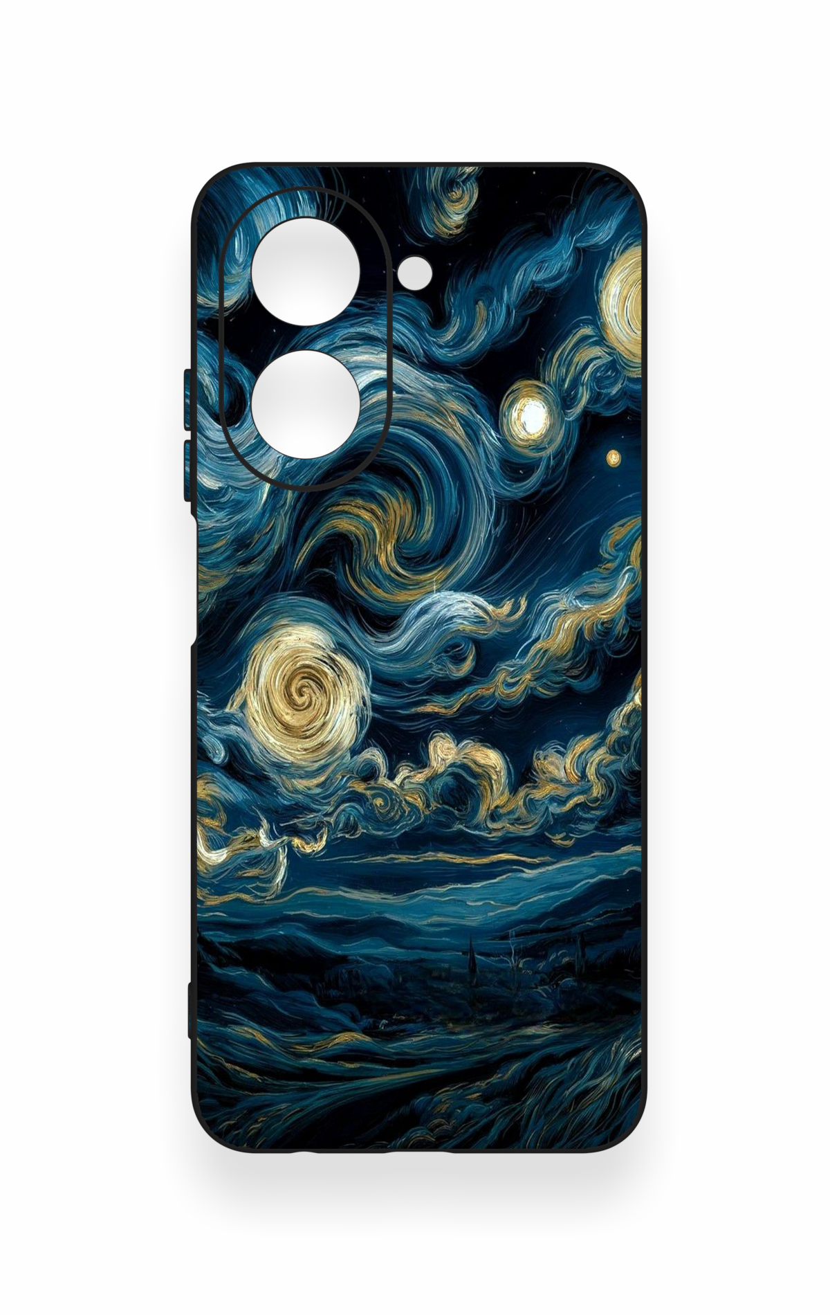 Redmi A5 Uyumlu Yıldızlı Gece Desenli Silikon Kılıf