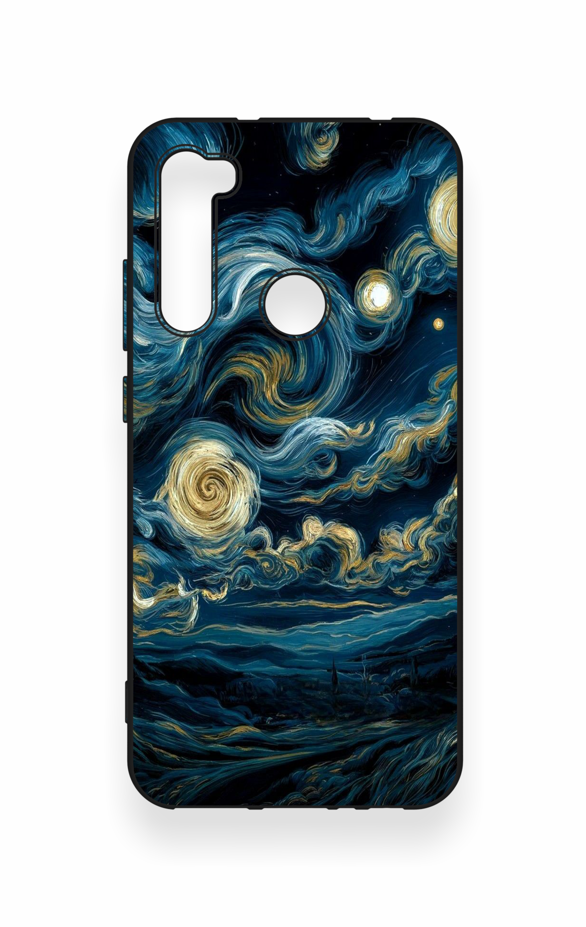 Redmi Note 8 Uyumlu Yıldızlı Gece Desenli Silikon Kılıf