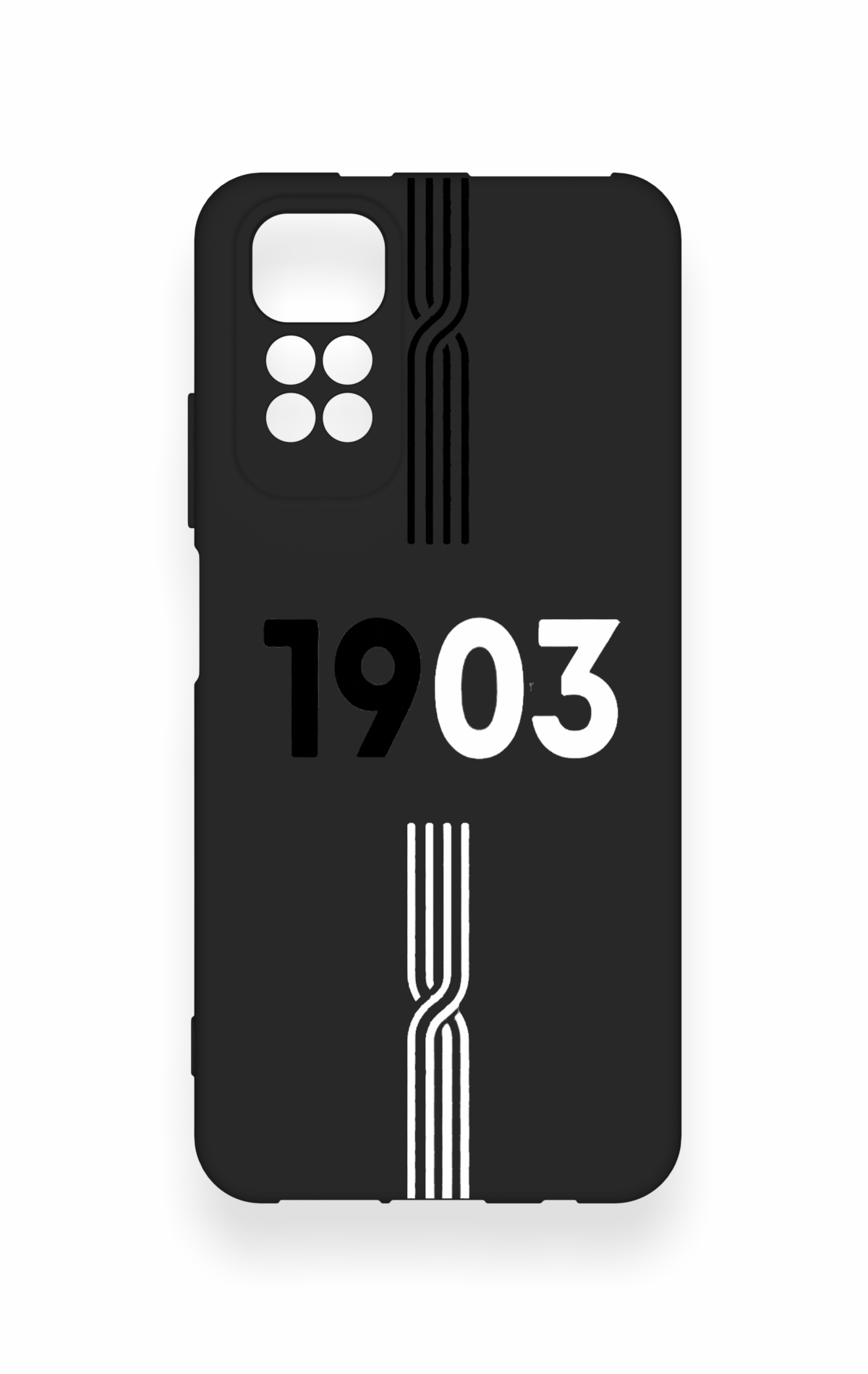 Redmi Note 11S Uyumlu 1903 Kemer Desenli Silikon Kılıf