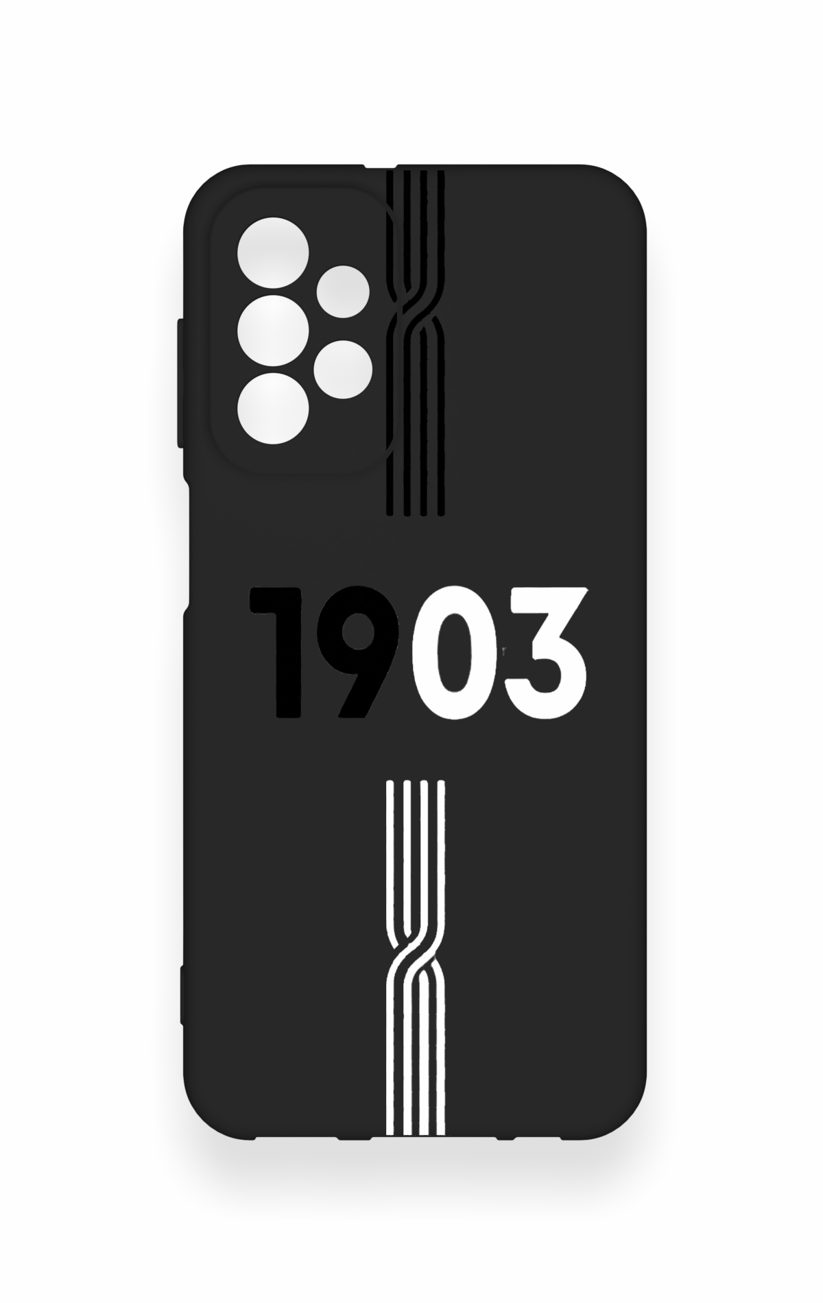 Samsung A23 Uyumlu 1903 Kemer Desenli Silikon Kılıf