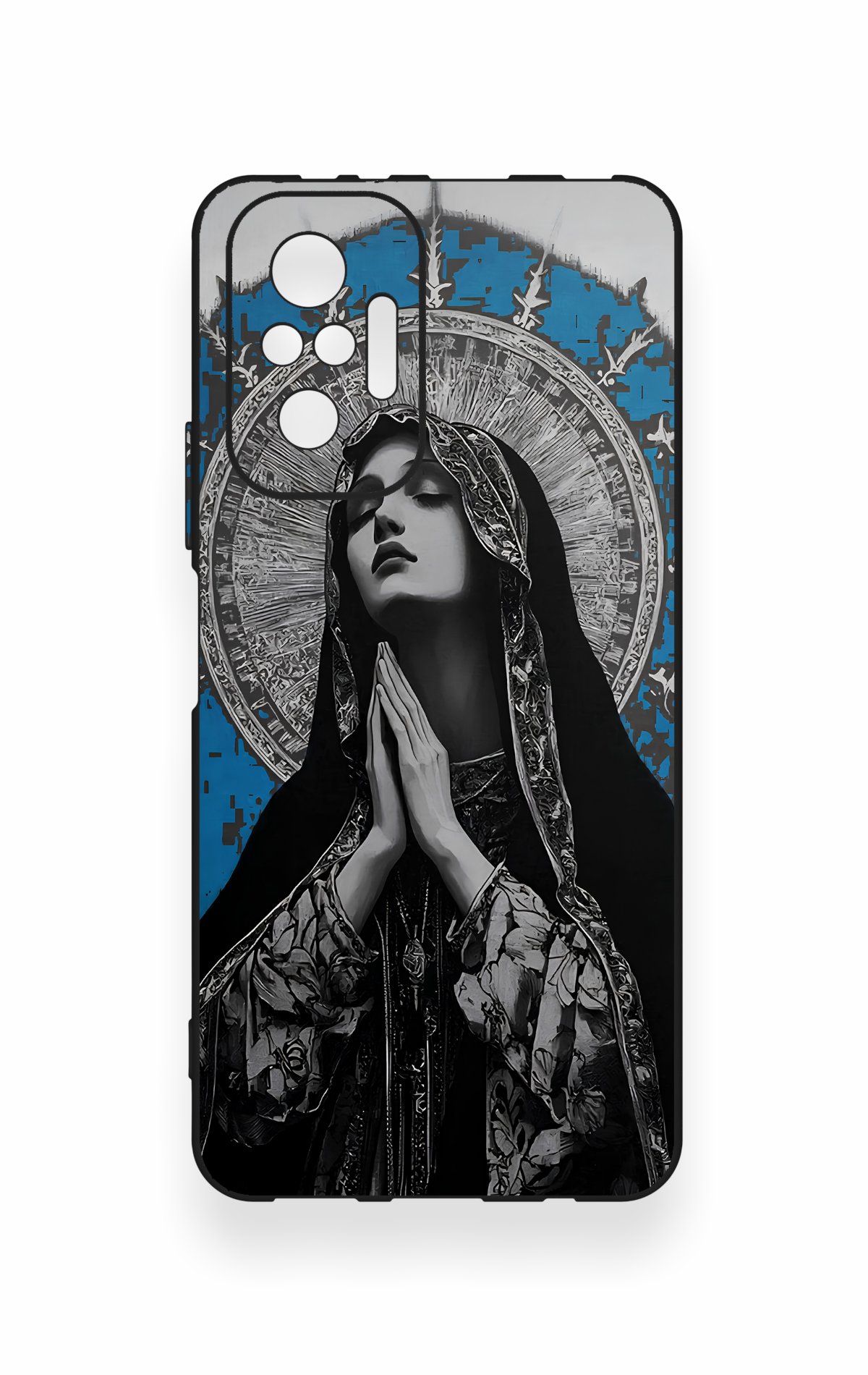 Redmi Note 10 Pro Uyumlu Rahibe Desenli Silikon Kılıf