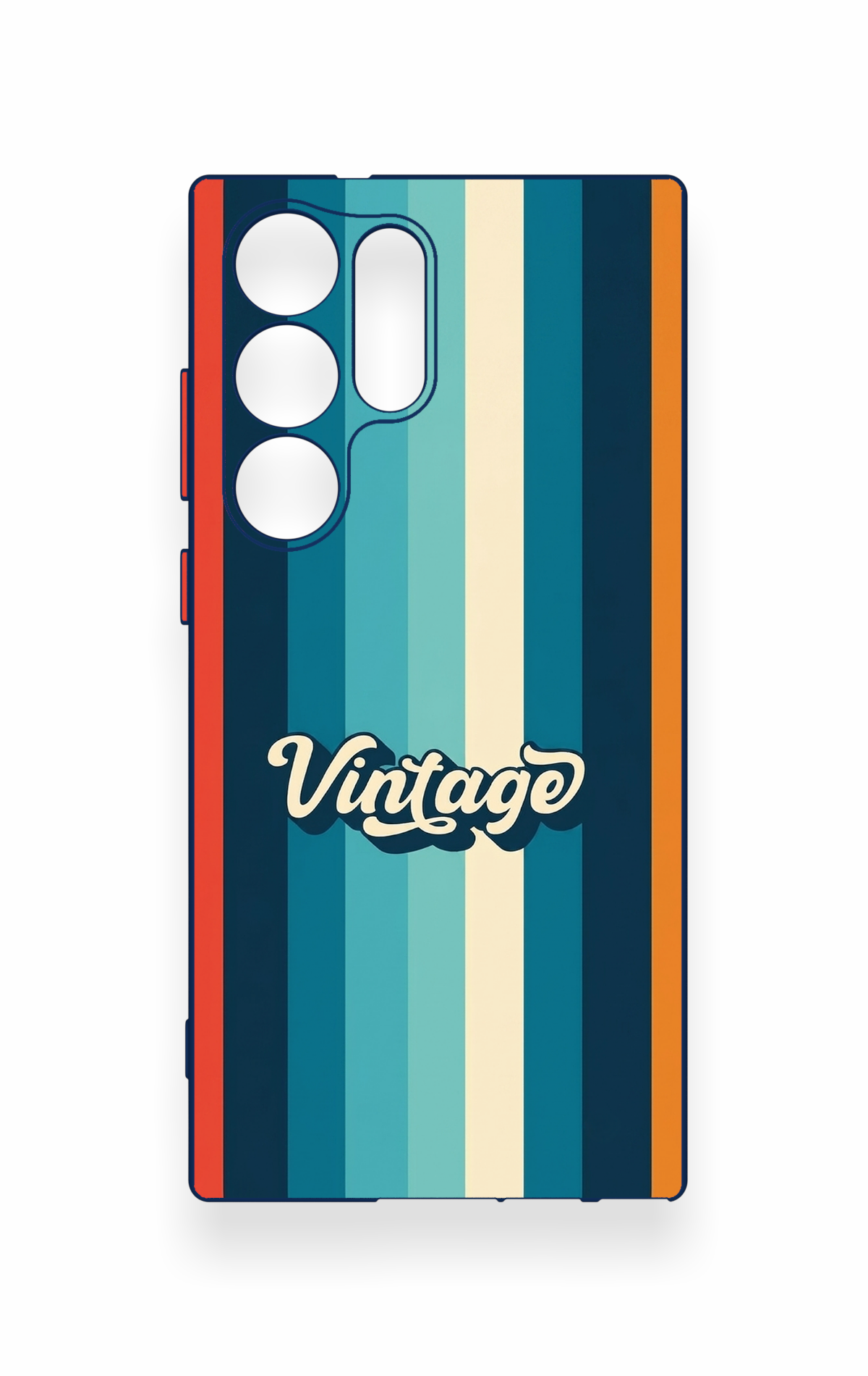 Samsung S23 Ultra Uyumlu Vintage Desenli Silikon Kılıf