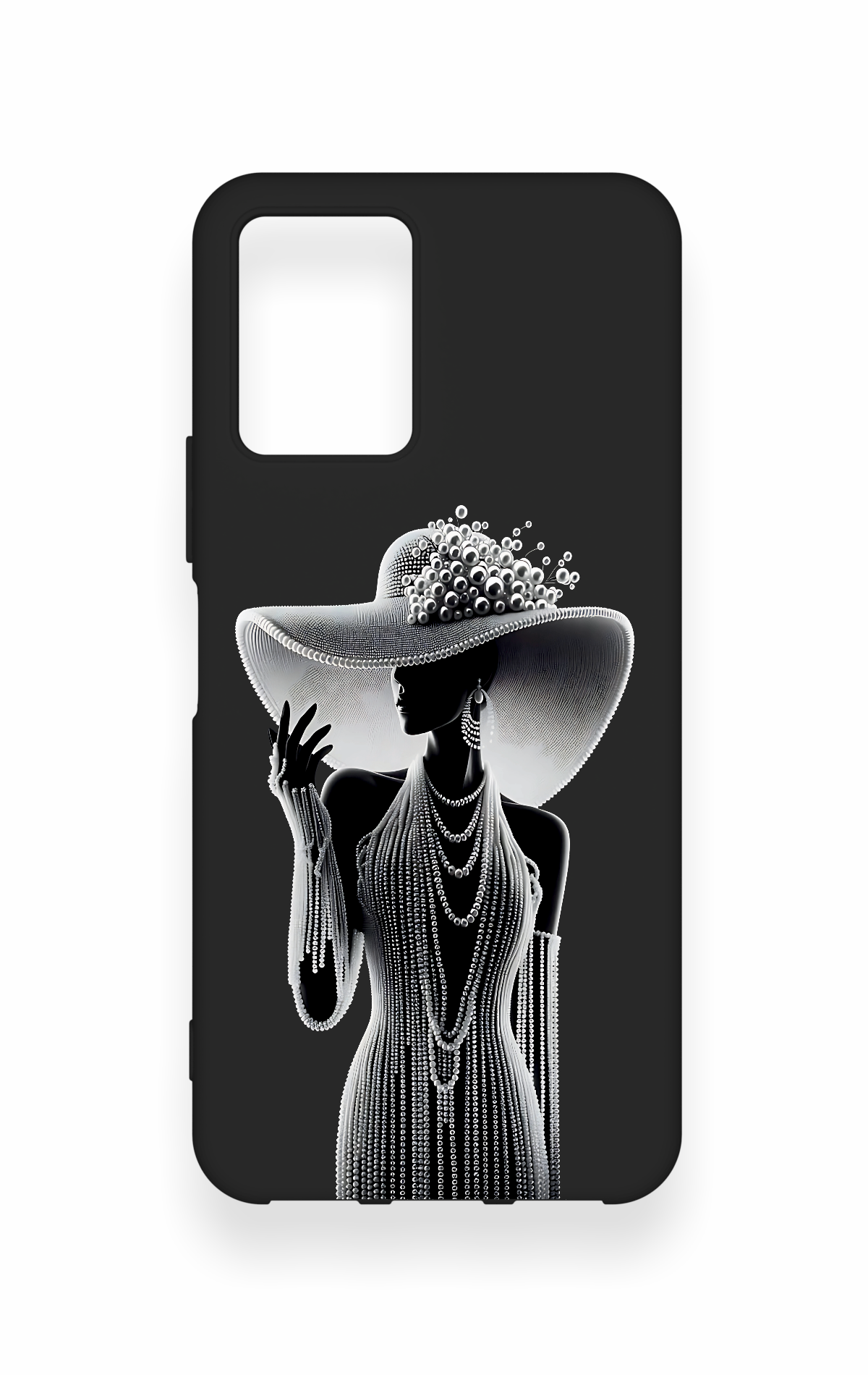 Vivo Y33S Uyumlu Lady Desenli Silikon Kılıf