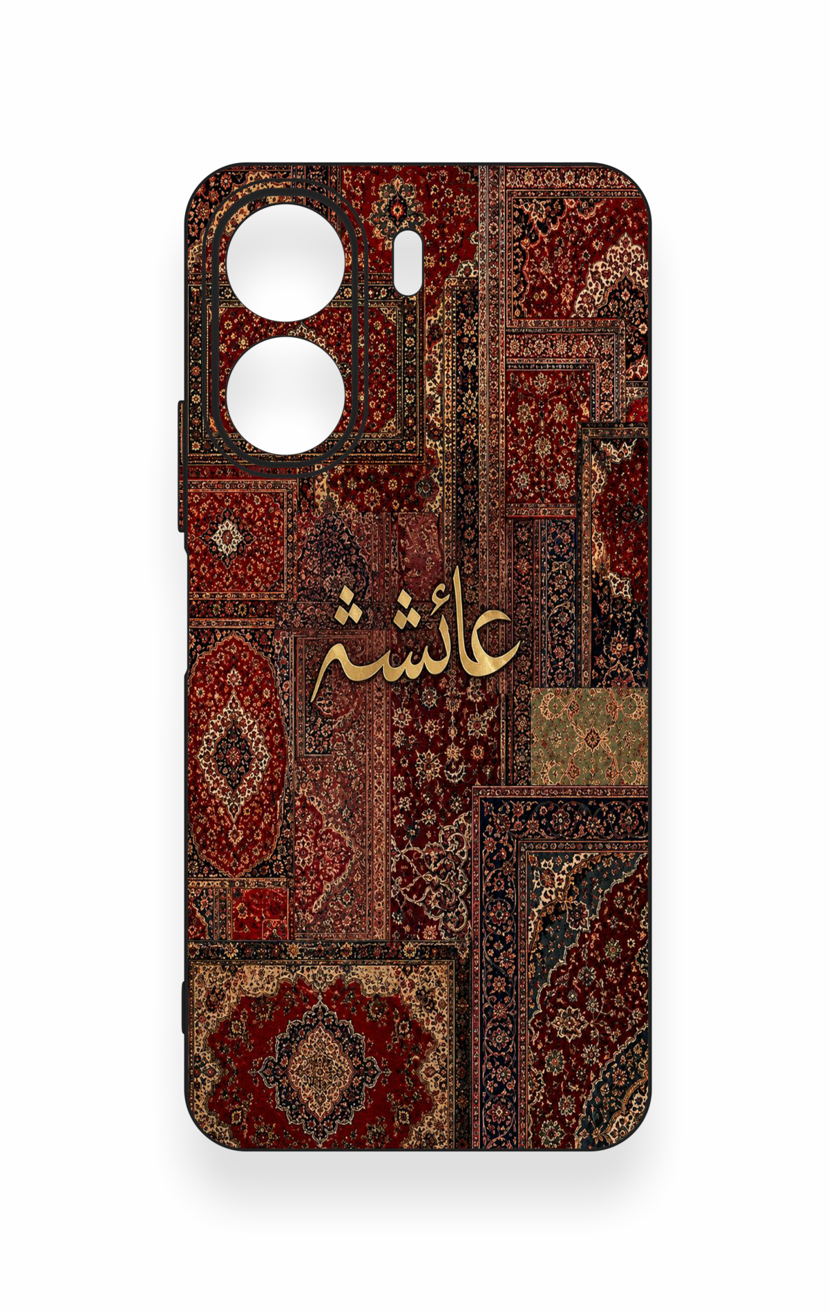 Redmi 13C Uyumlu Vintage Halı Desenli Silikon Kılıf