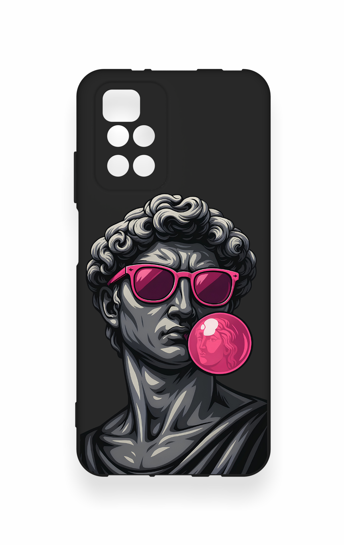 Redmi 10 2022 Uyumlu Pop David Desenli Silikon Kılıf