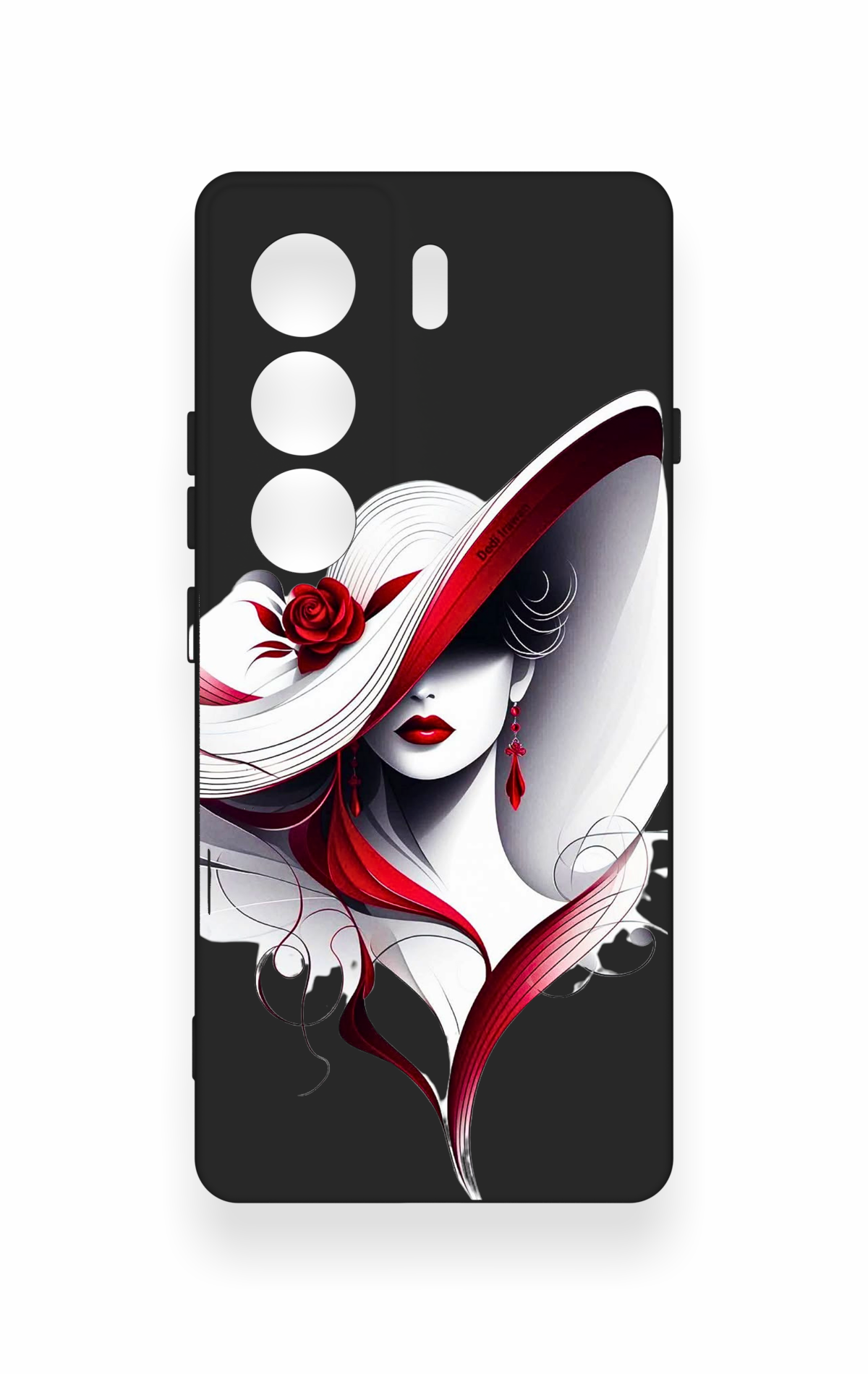 Tecno Camon 40 4G Uyumlu Matmazel Desenli Silikon Kılıf