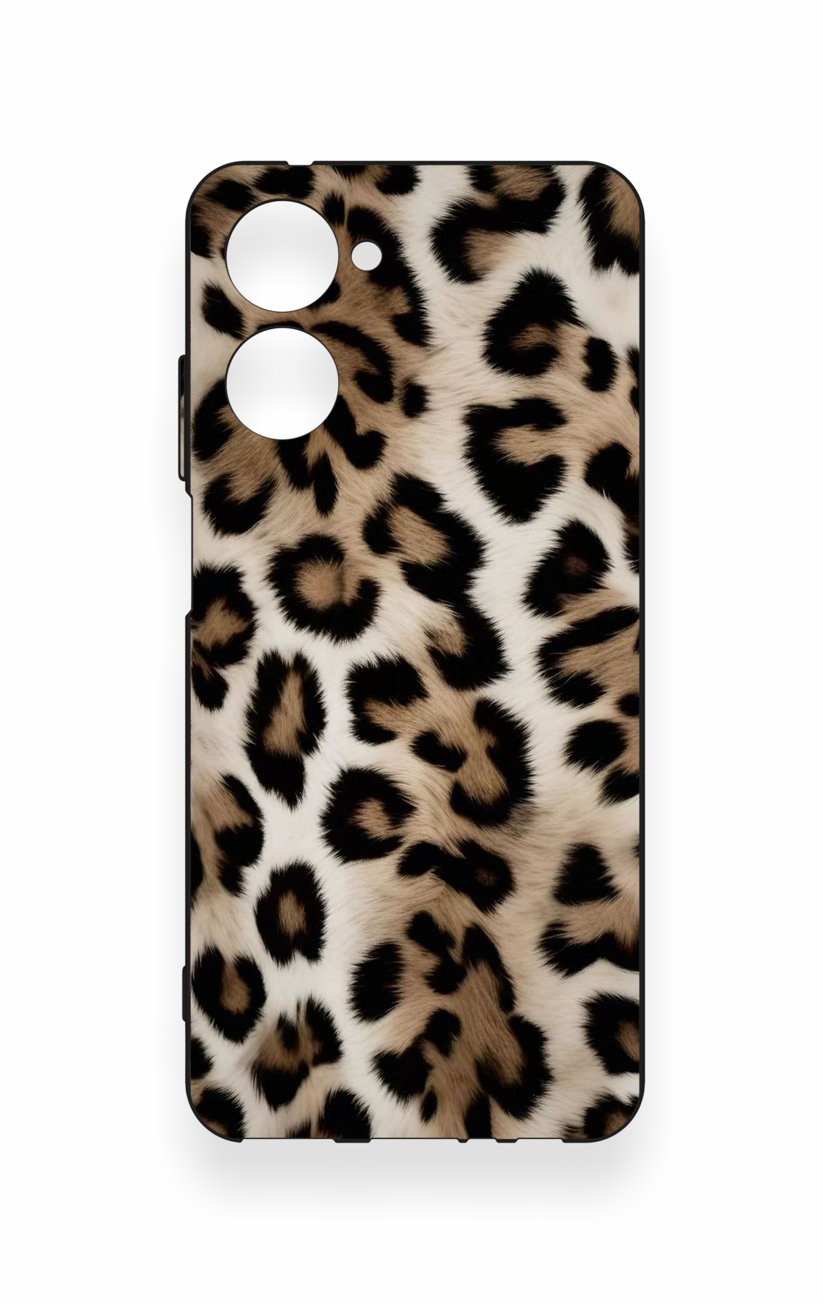 Realme 10 Uyumlu Leopar Derisi Desenli Silikon Kılıf