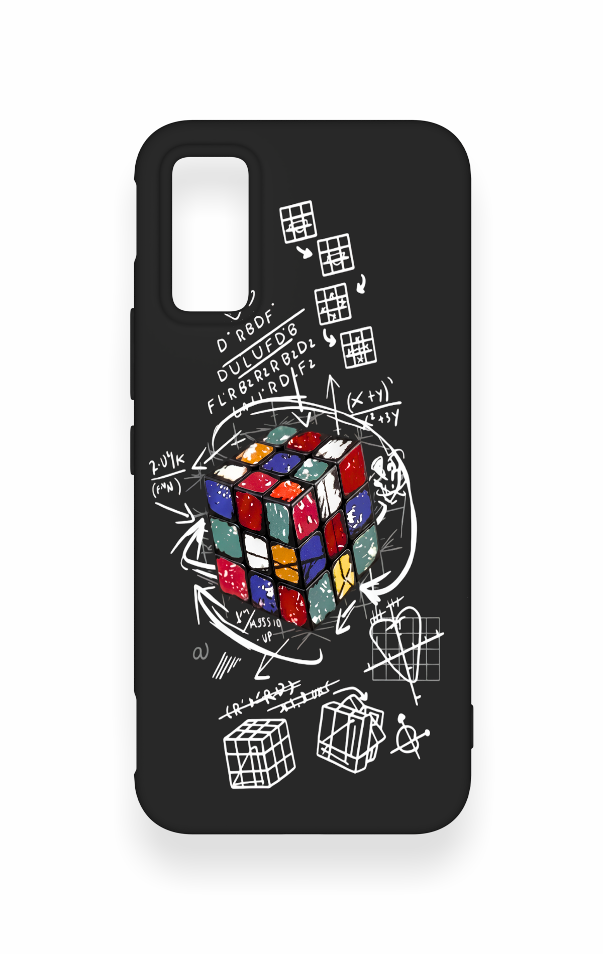 İnfinix Gt 30 Pro Uyumlu Rubik Küb Desenli Silikon Kılıf