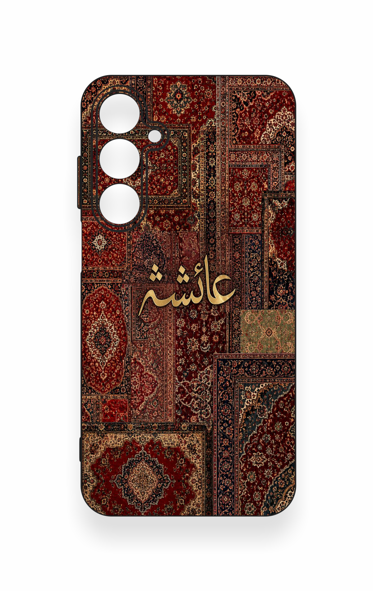 Samsung A55 Uyumlu Vintage Halı Desenli Silikon Kılıf