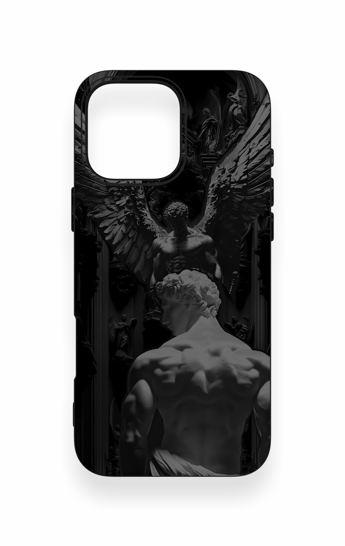 iPhone 16 Pro Max Uyumlu Icarus Desenli Silikon Kılıf