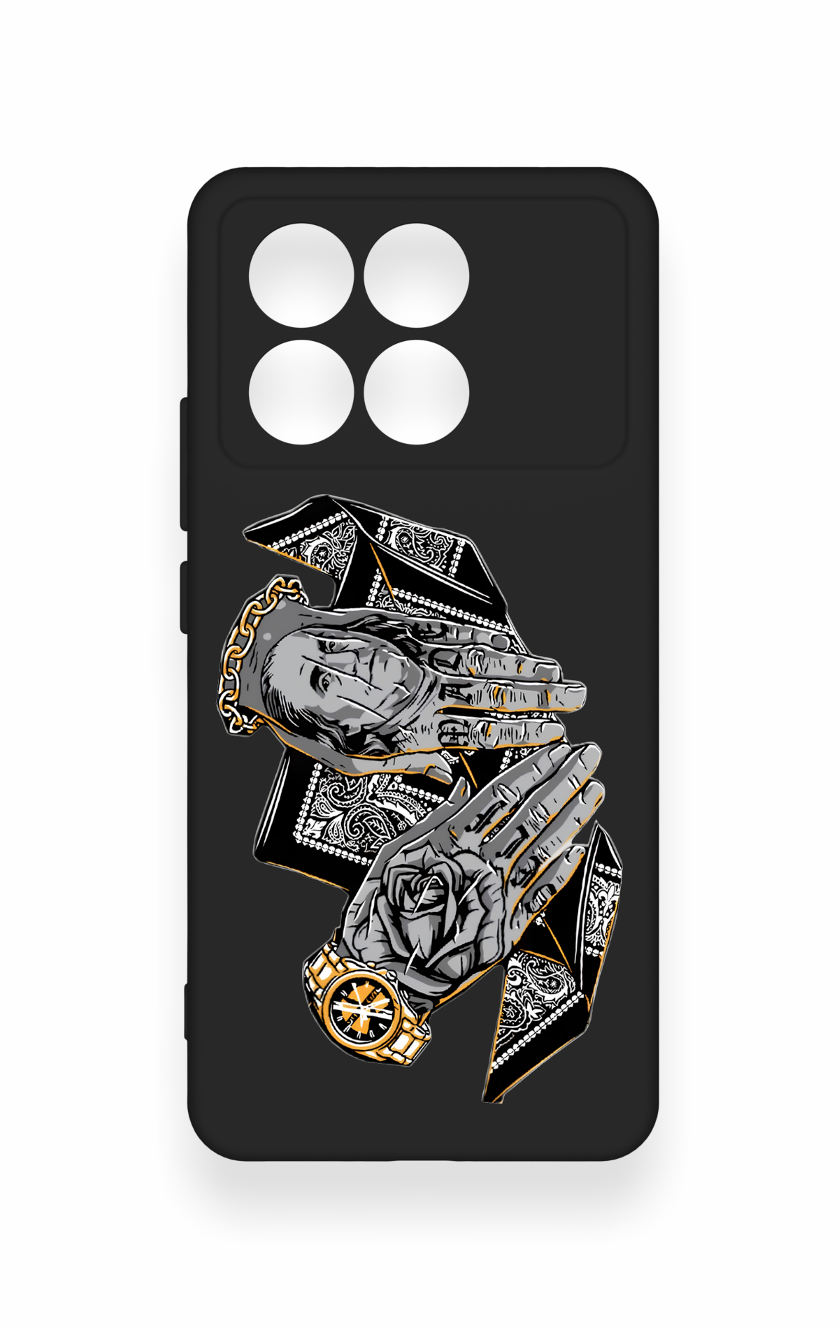 Poco X6 Pro Uyumlu Self Made Desenli Silikon Kılıf