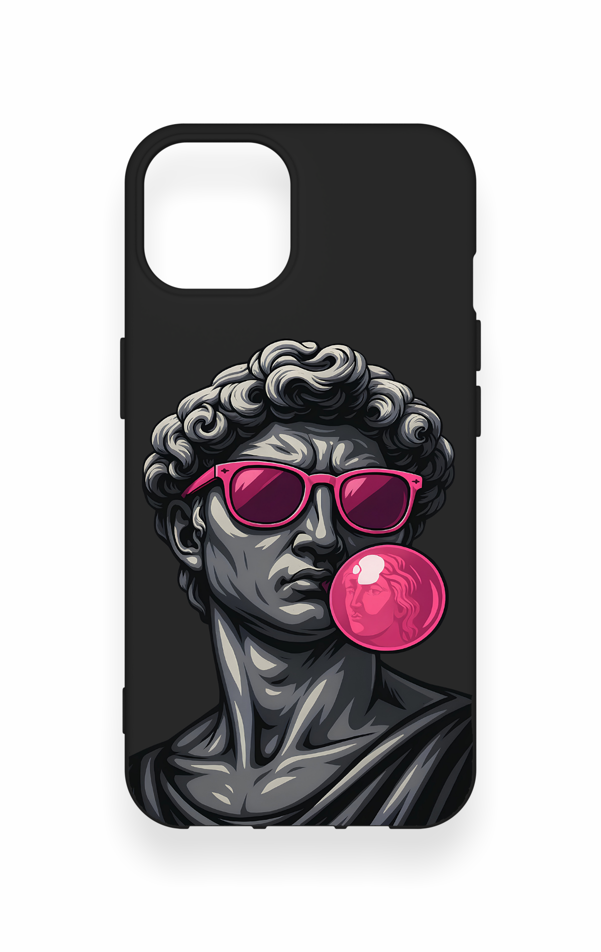 iPhone 14 Uyumlu Pop David Desenli Silikon Kılıf