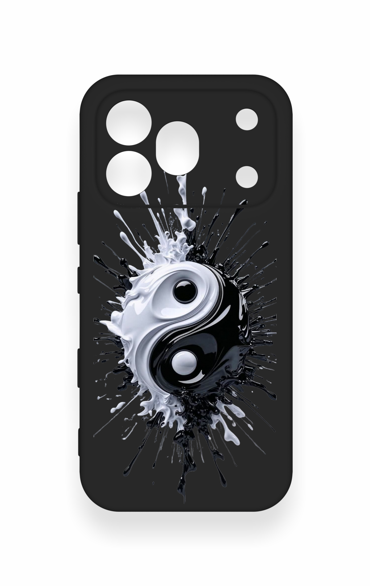 Honor 600 Pro Uyumlu İyi ve Kötü Desenli Silikon Kılıf