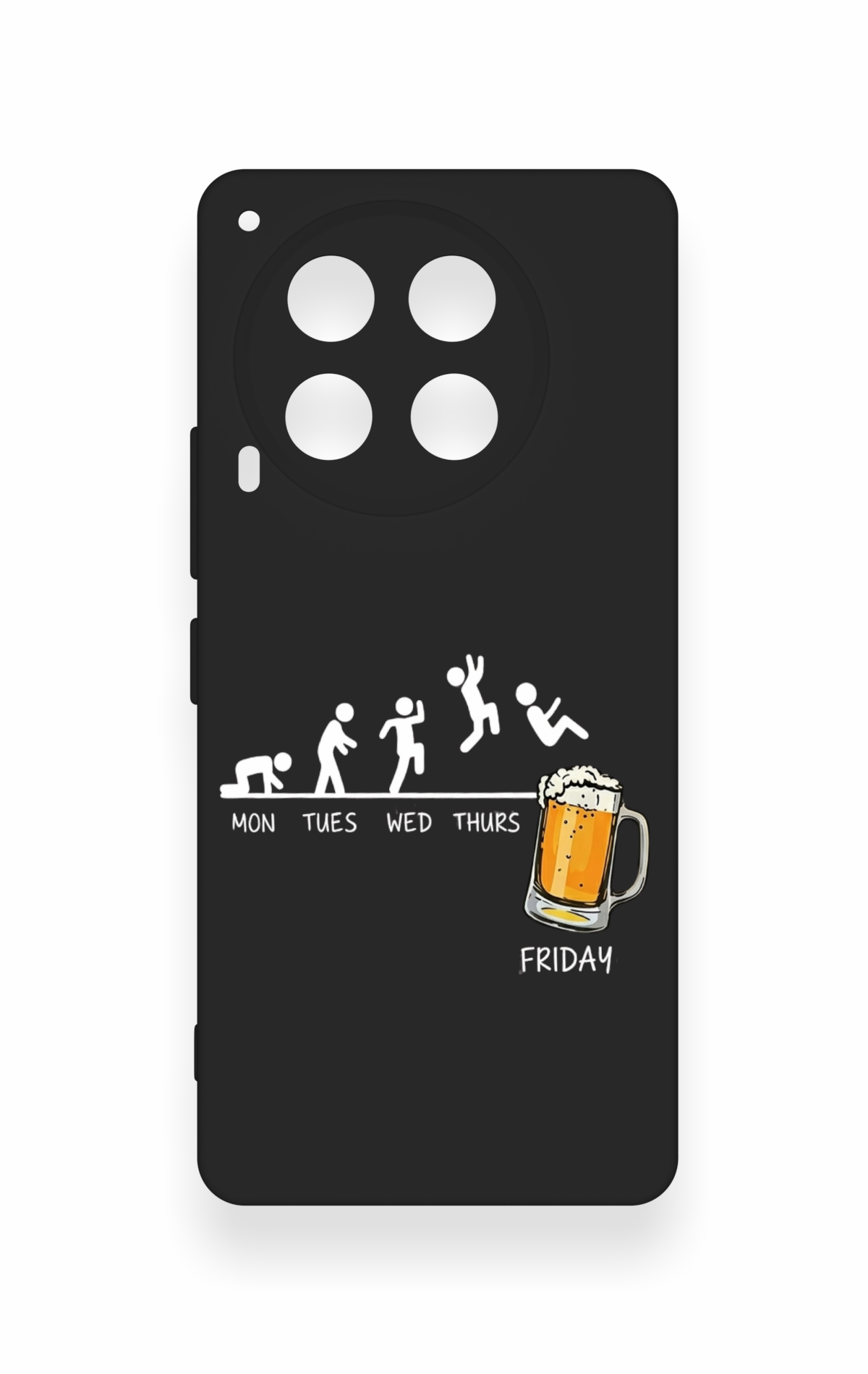 Tecno Camon 30 Uyumlu Fun Day Friday Desenli Silikon Kılıf