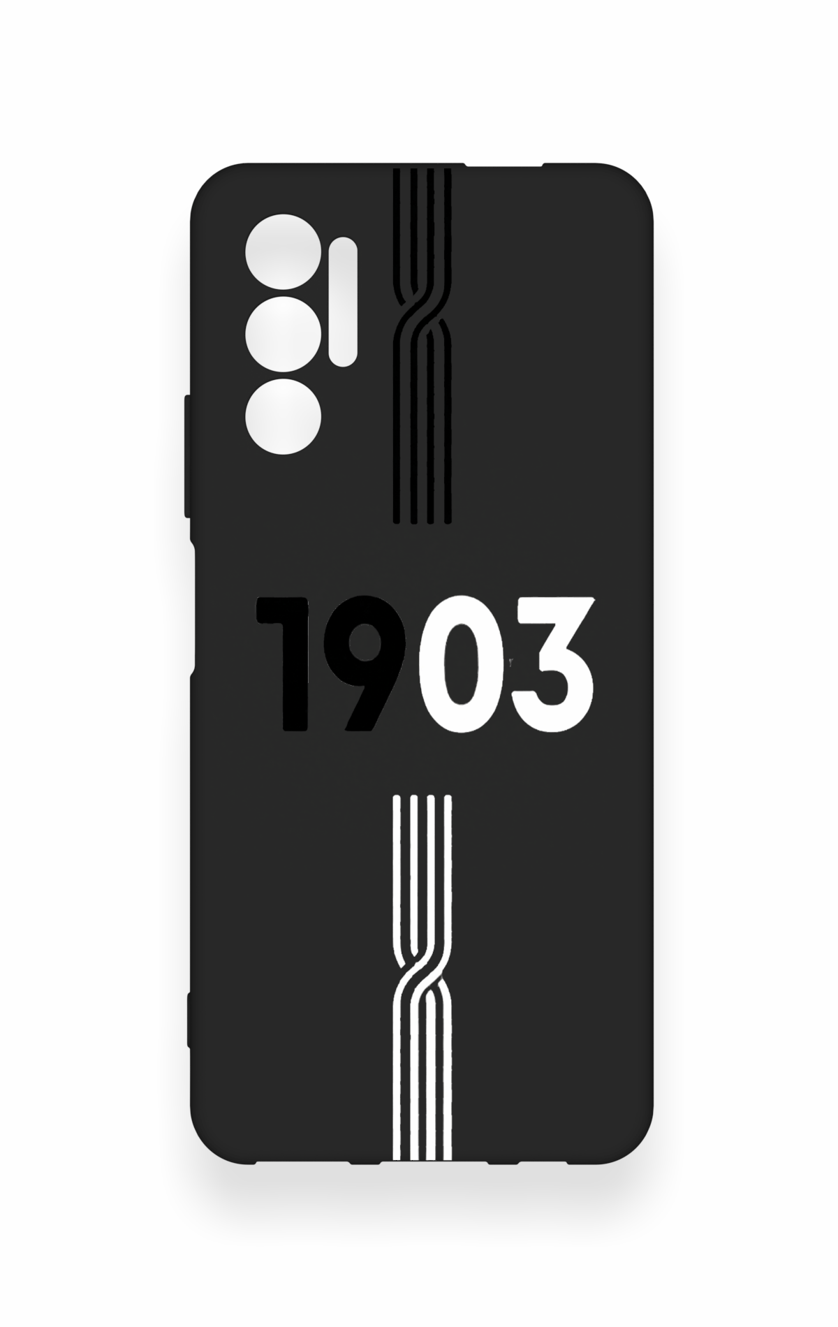 Tecno Pova 3 Uyumlu 1903 Kemer Desenli Silikon Kılıf