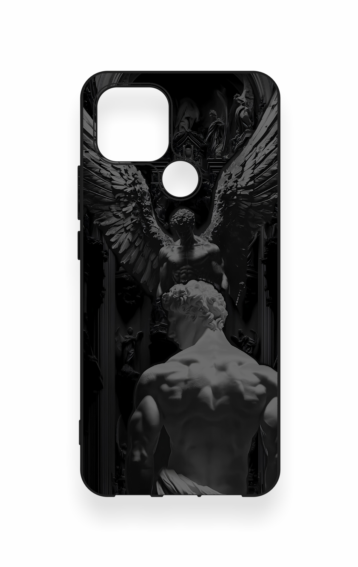 Oppo A15 Uyumlu Icarus Desenli Silikon Kılıf