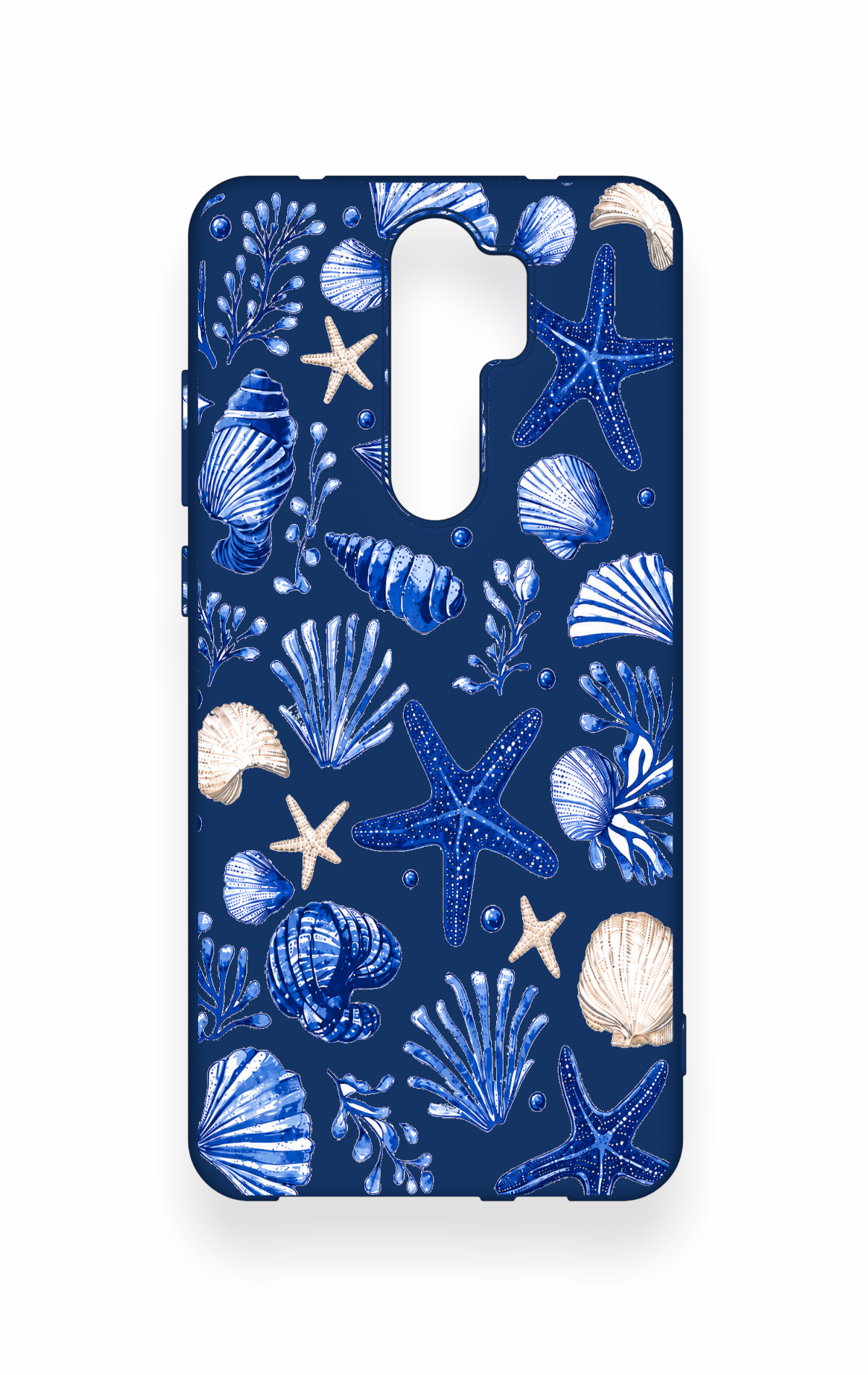 Redmi Note 8 Pro Uyumlu Deniz Kabuğu Desenli Silikon Kılıf