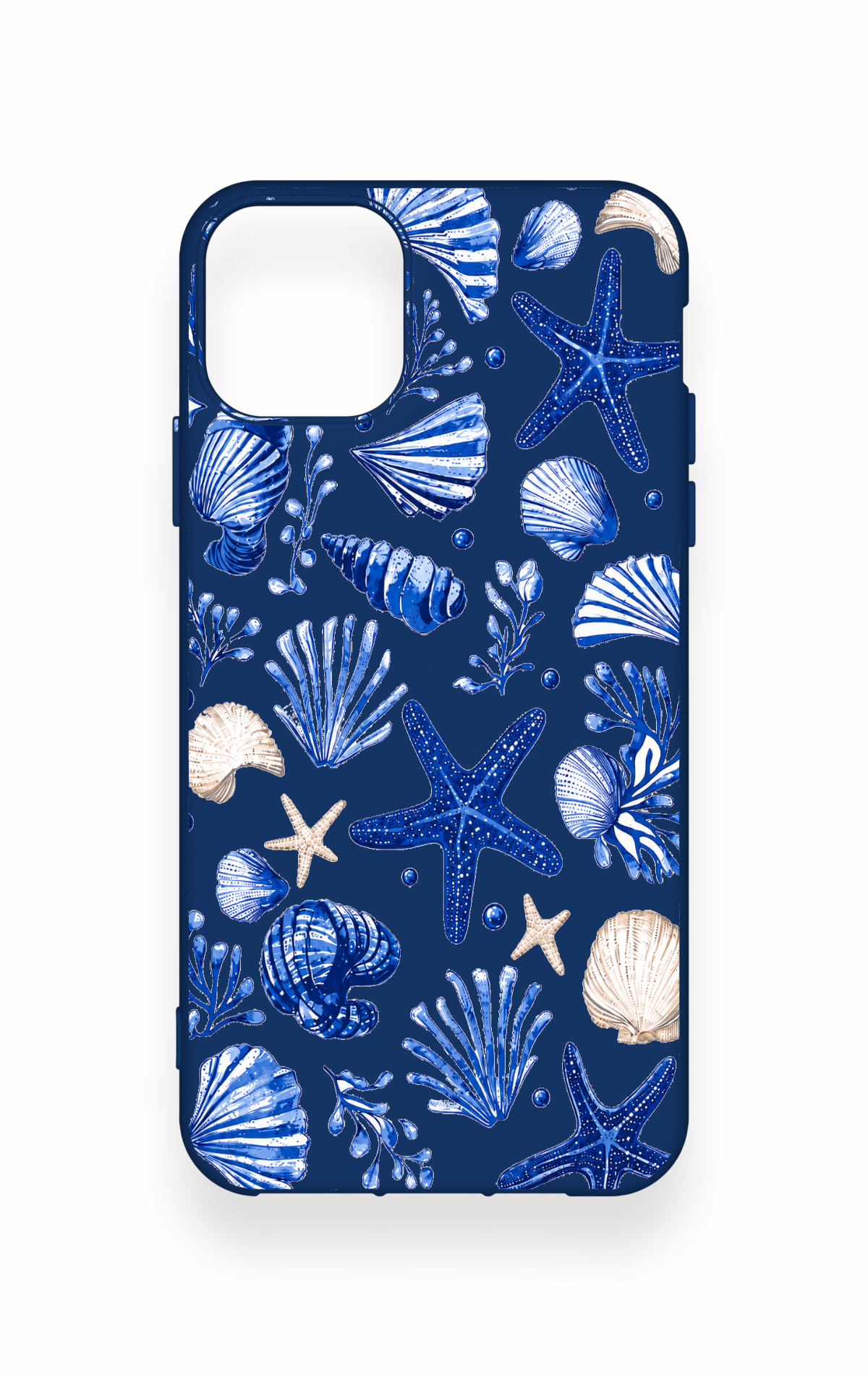 iPhone 11 Pro Max Uyumlu Deniz Kabuğu Desenli Silikon Kılıf