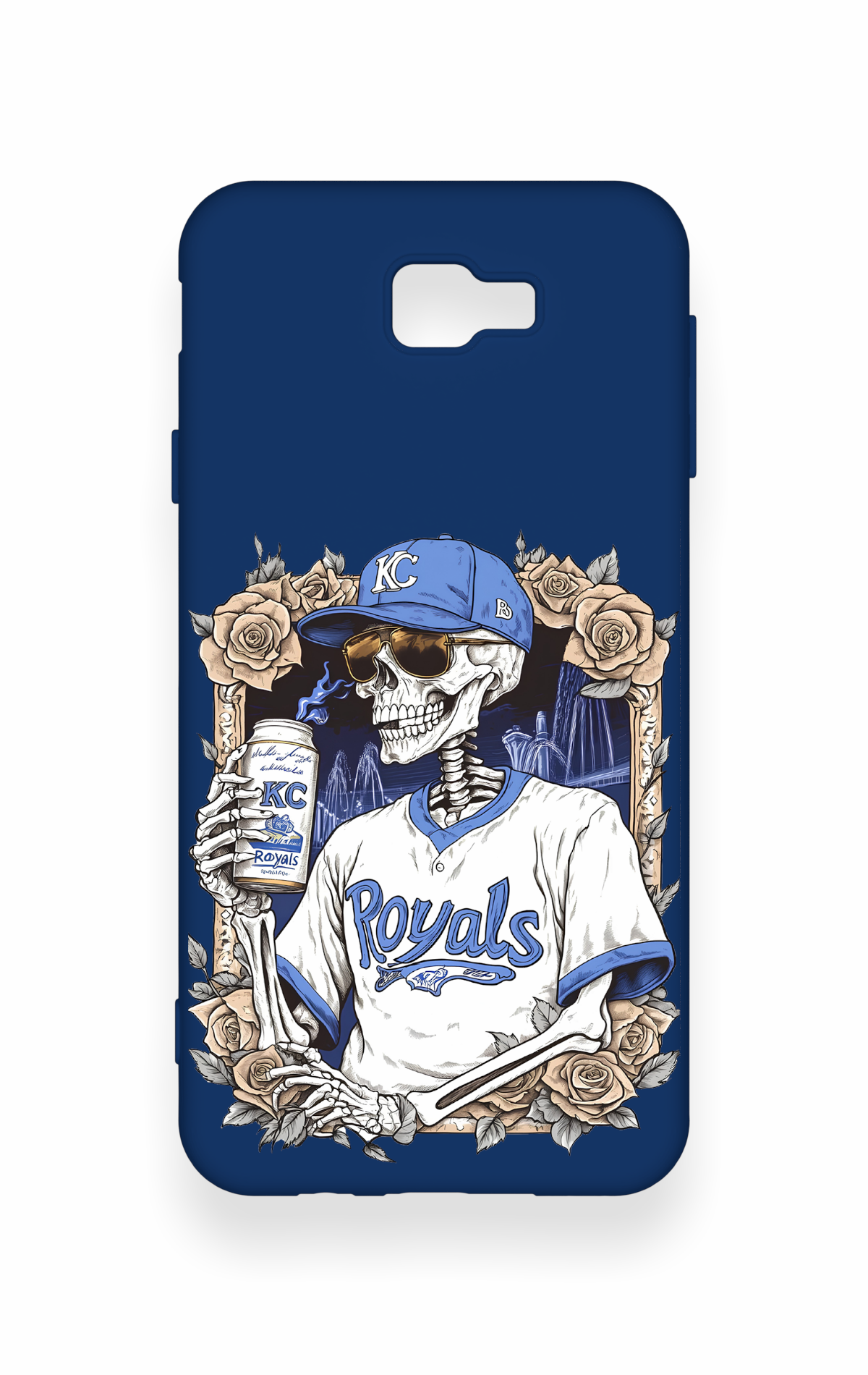 Samsung J7 Prime Uyumlu Royals Desenli Silikon Kılıf