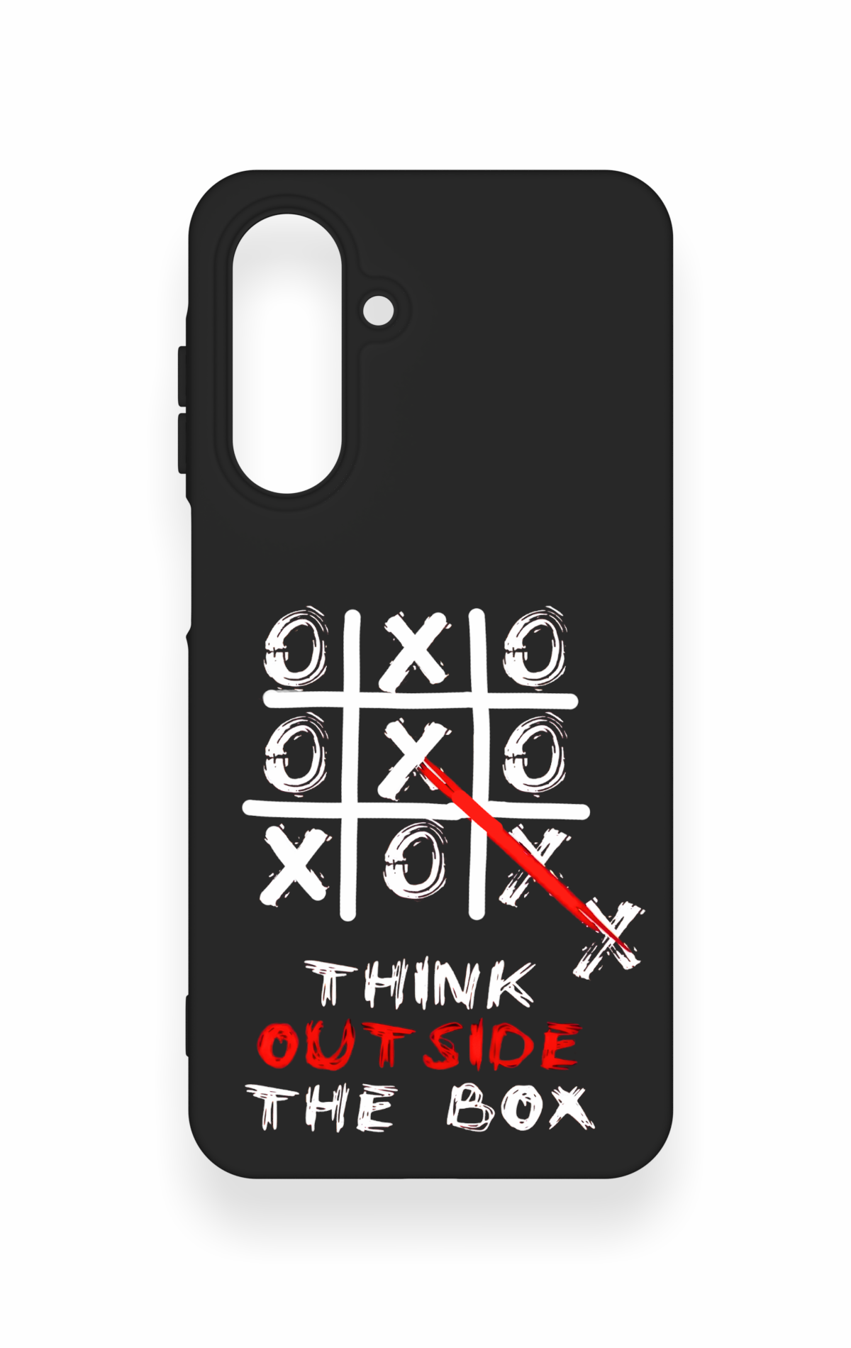 Samsung A26 Uyumlu Out Side The Box Desenli Silikon Kılıf