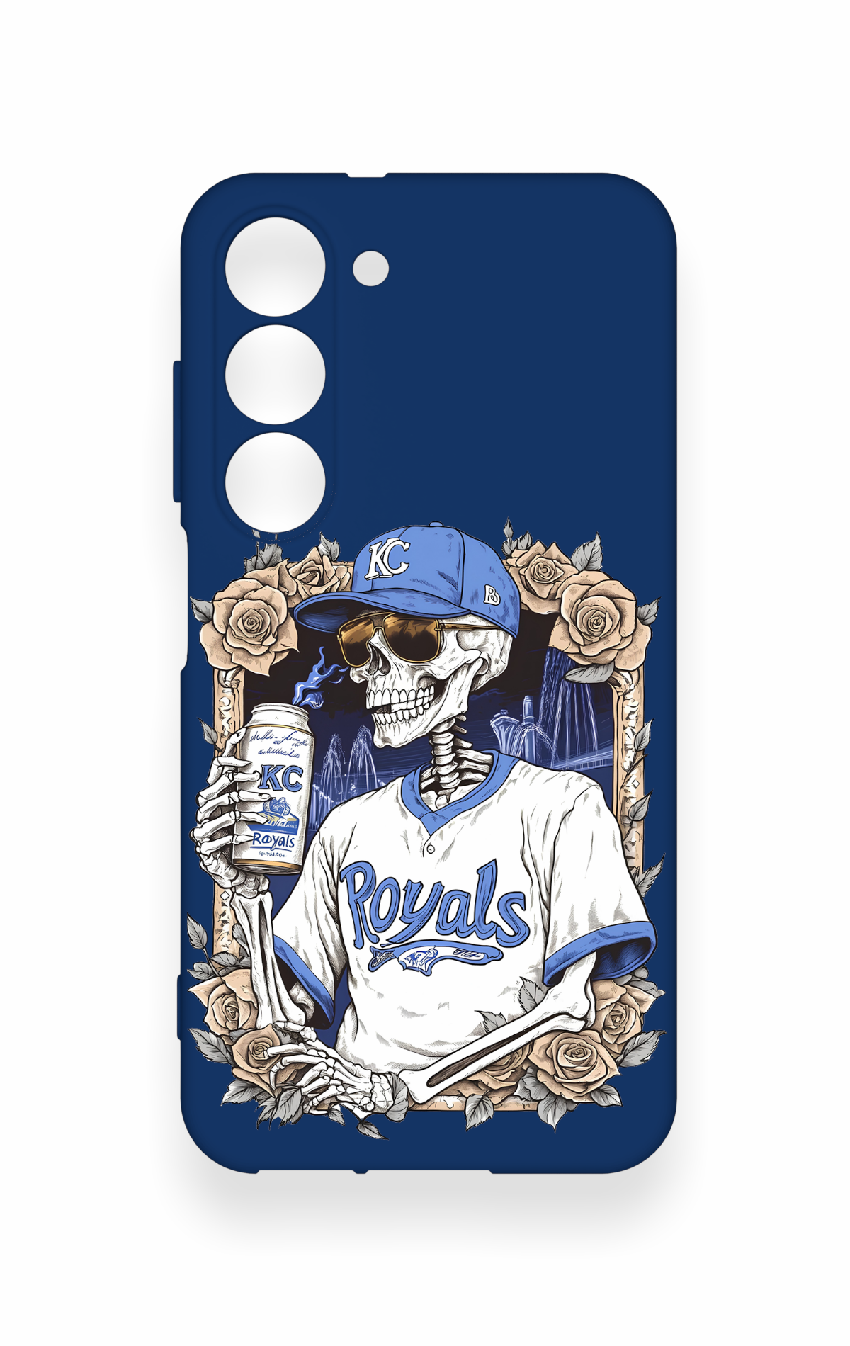 Samsung S23 Uyumlu Royals Desenli Silikon Kılıf