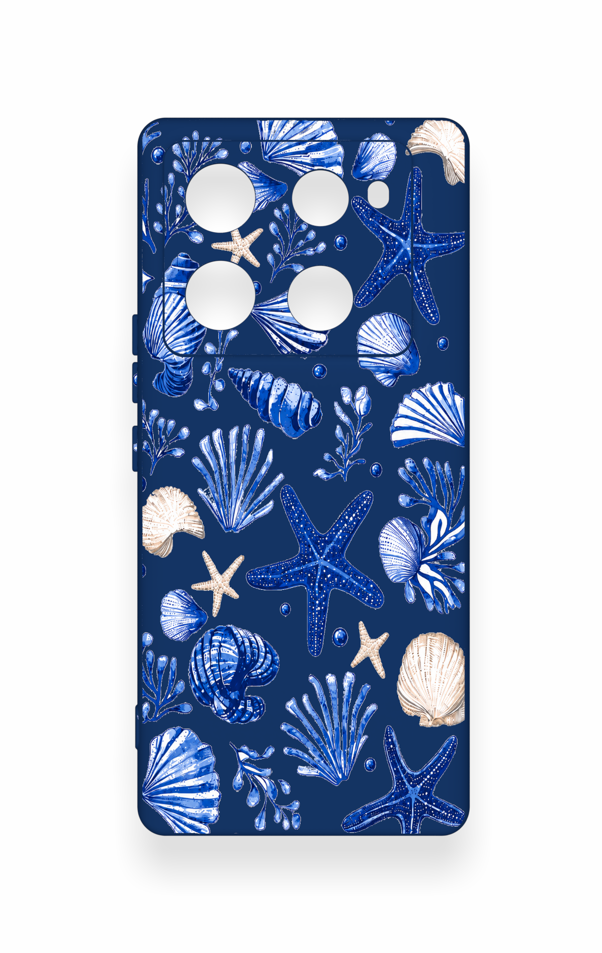 İnfinix Note 40 Pro Uyumlu Deniz Kabuğu Desenli Silikon Kılıf